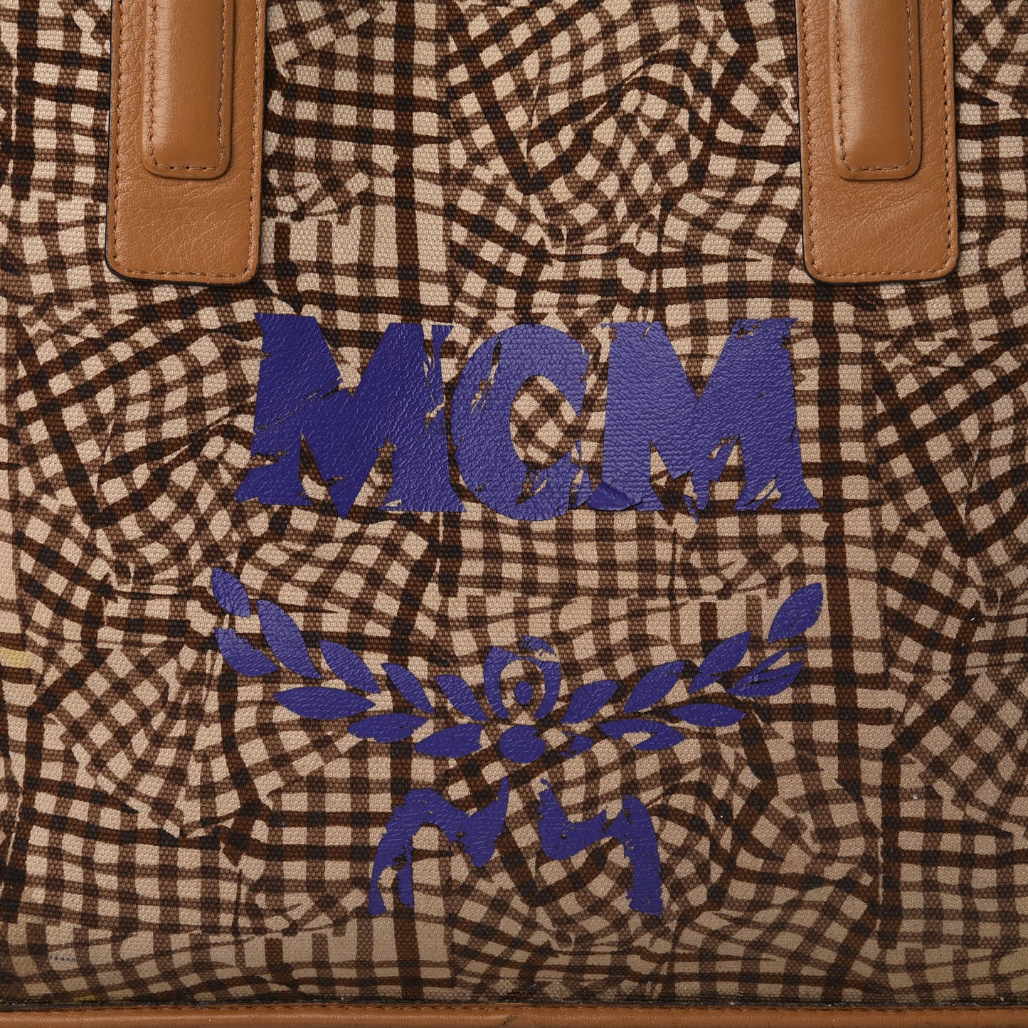 Visetos Medium Liz Reversible Shopper Tote Cognac