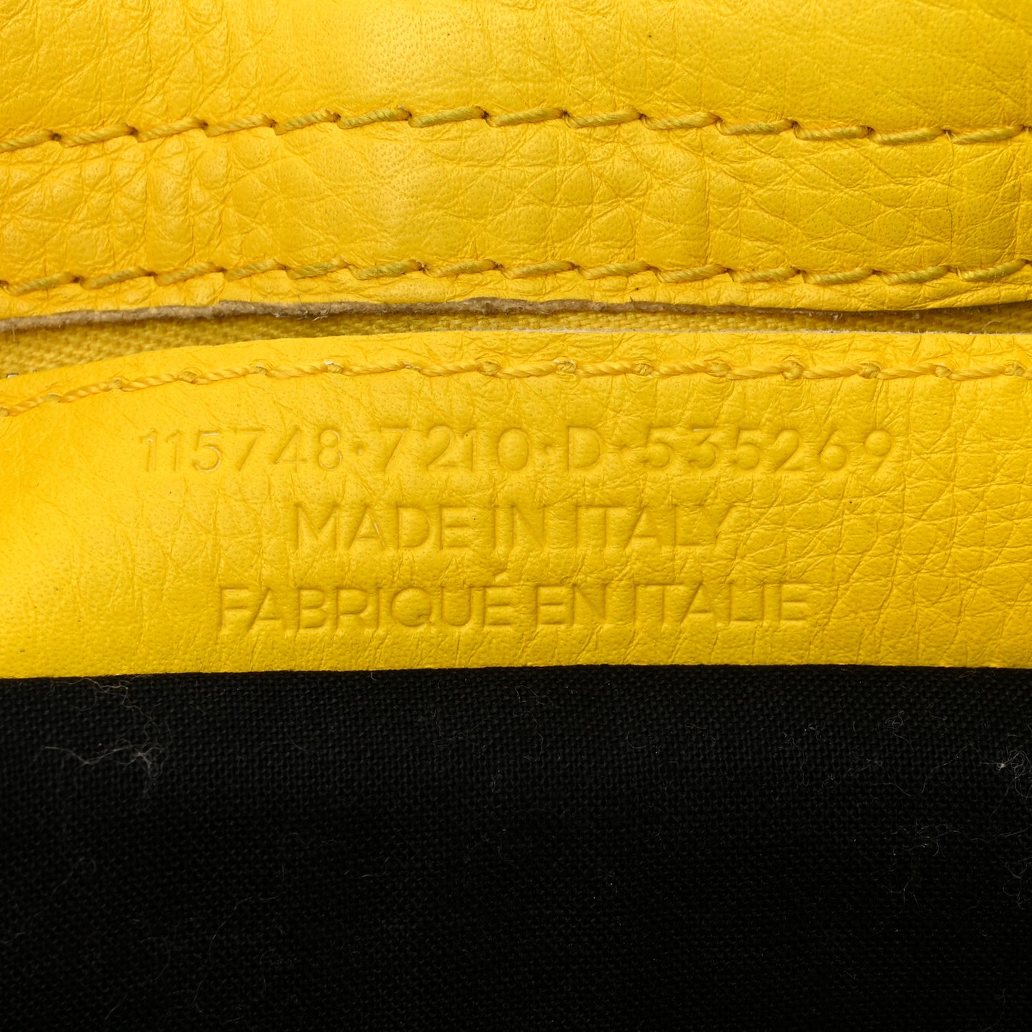 Vibrato Calfskin Classic Silver Hardware City Jaune Soleil