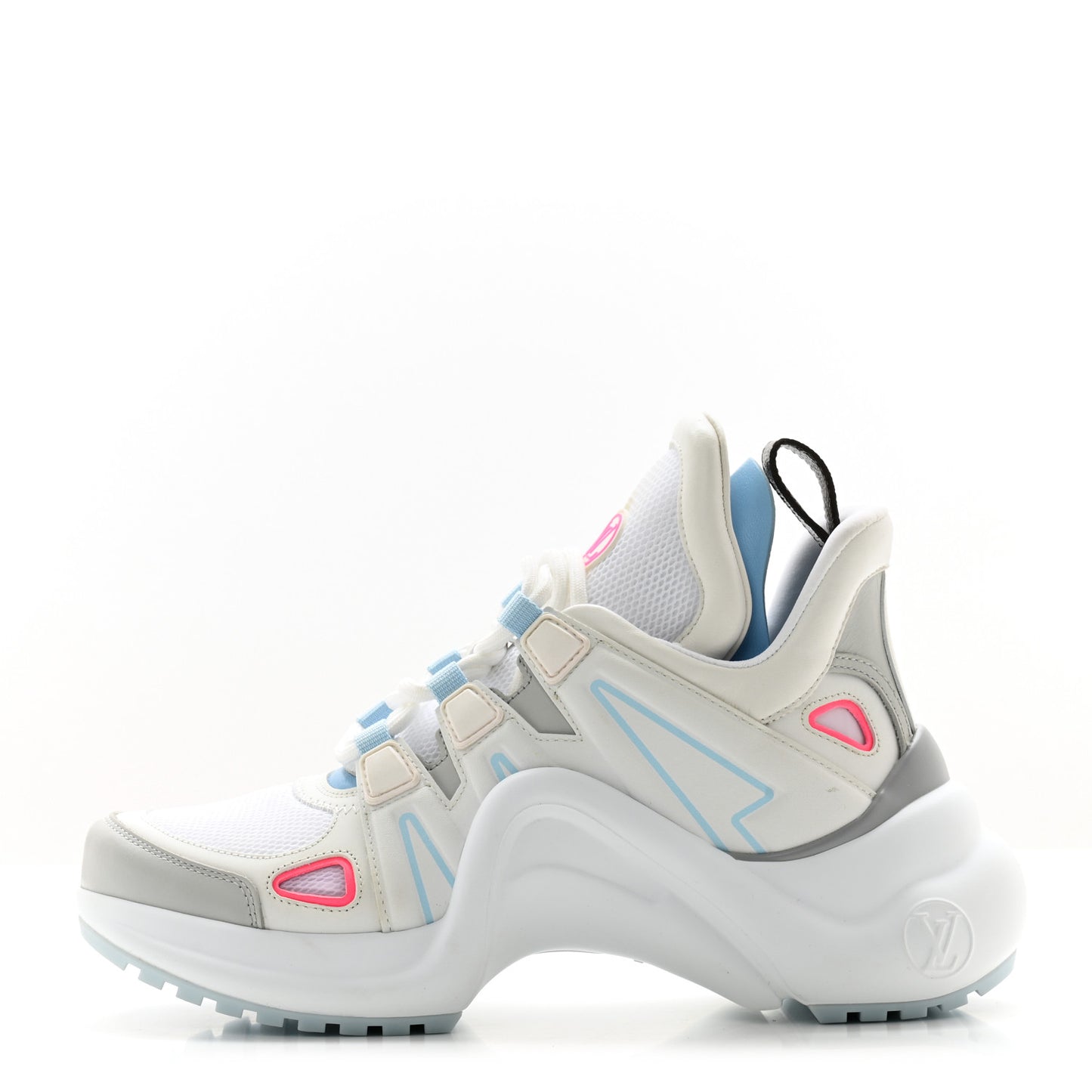 Calfskin LV Archlight Gradient Sneakers 36 Light Blue Pink
