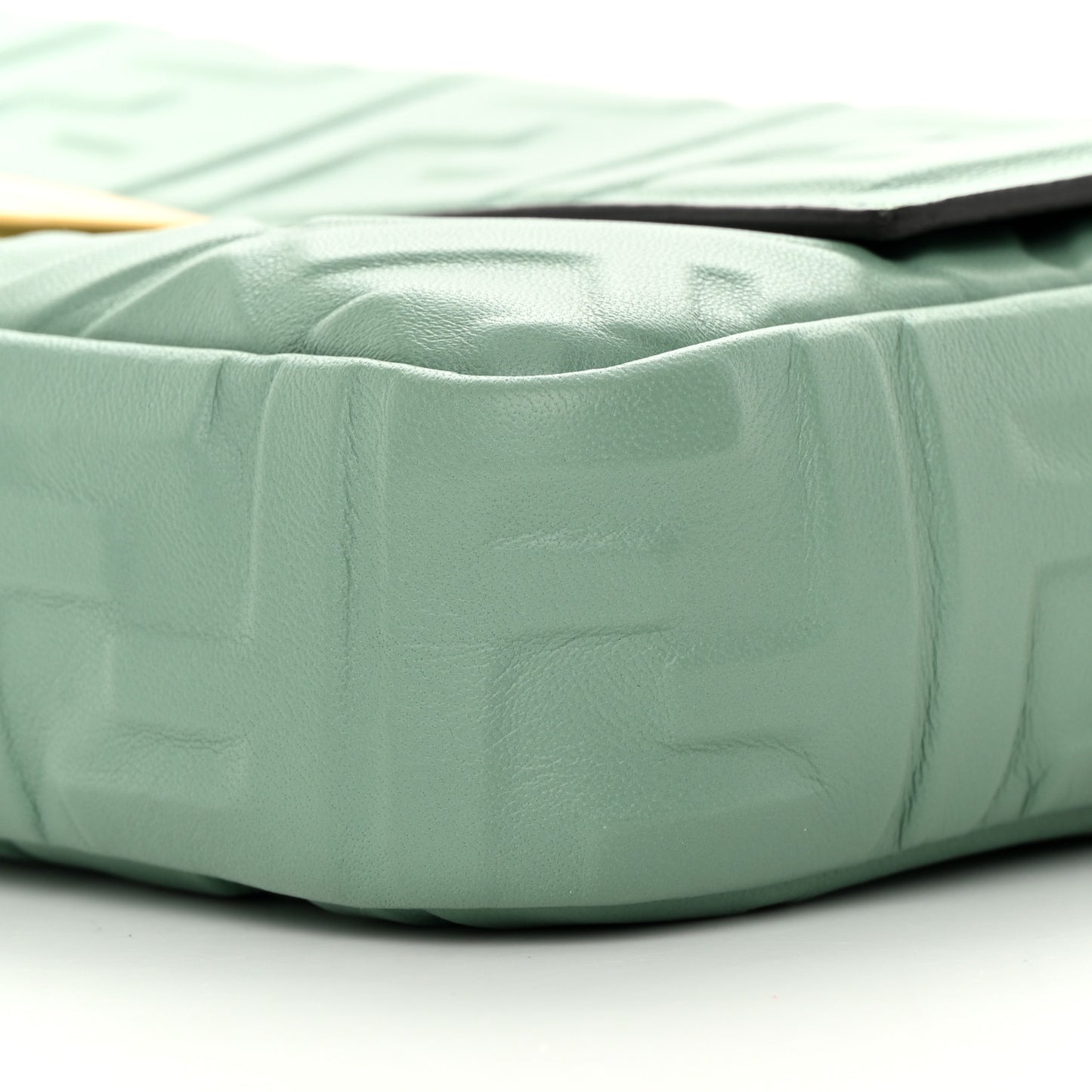 Nappa FF 1974 Embossed Baguette Menta