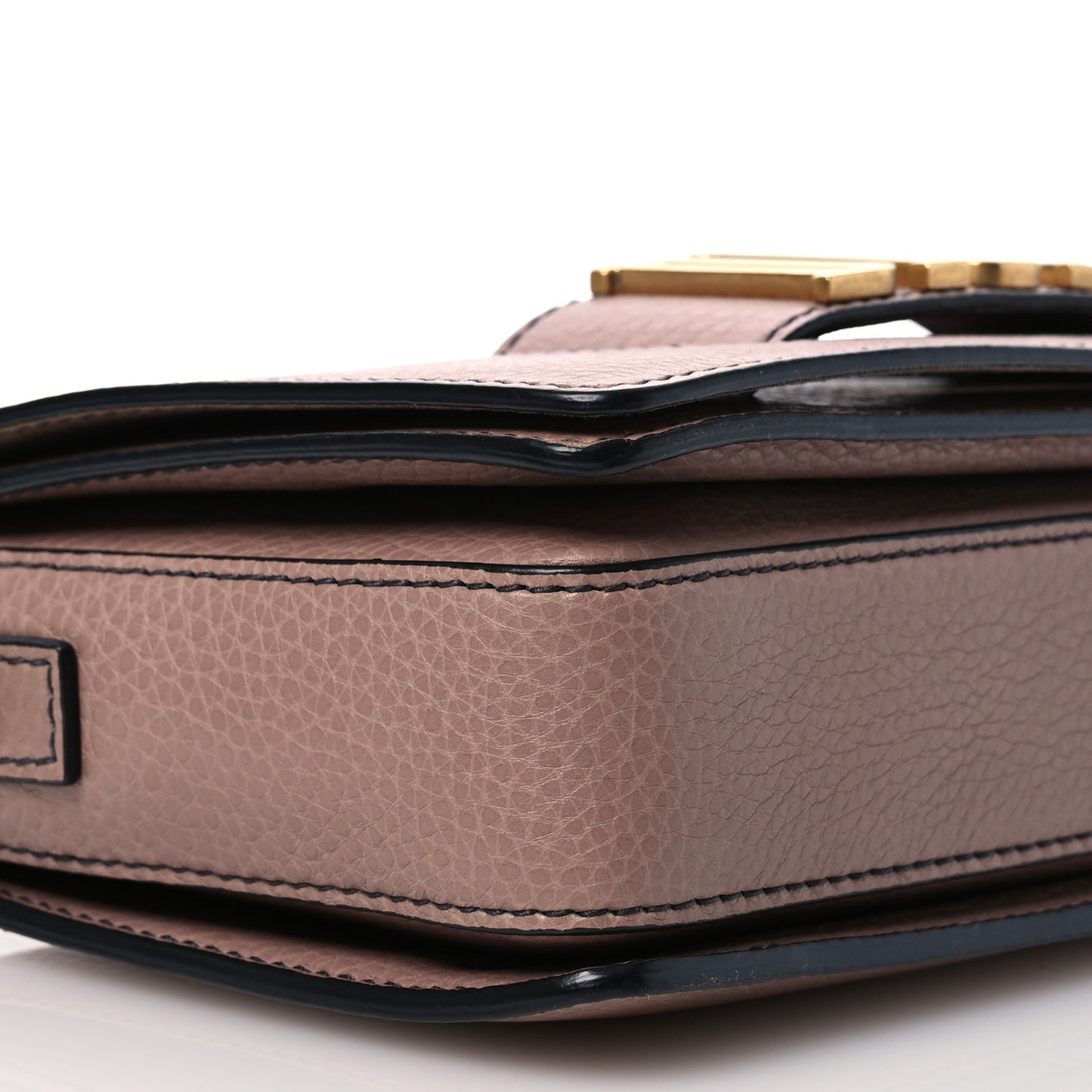 Grained Calfskin Dio(r)evolution Flap Bag Old Rose