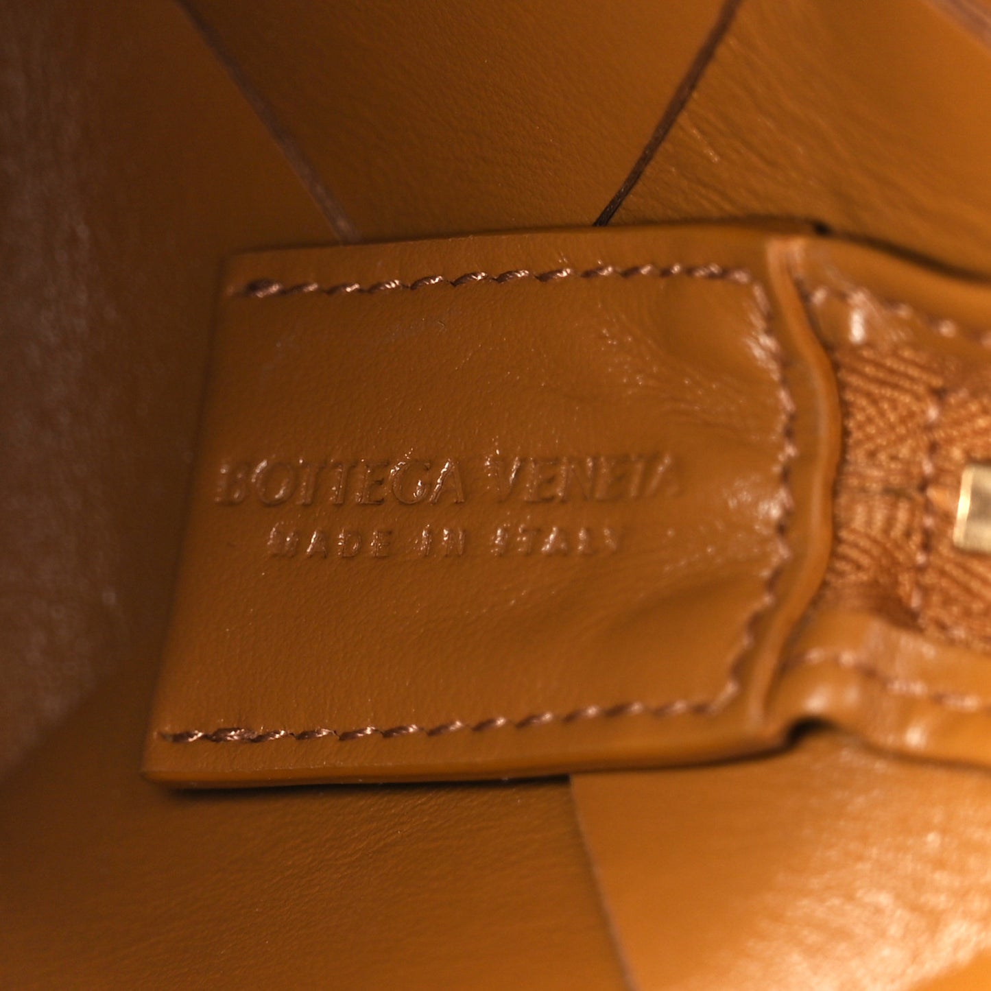 Lambskin Maxi Intrecciato Mini Cassette Camera Bag Acorn