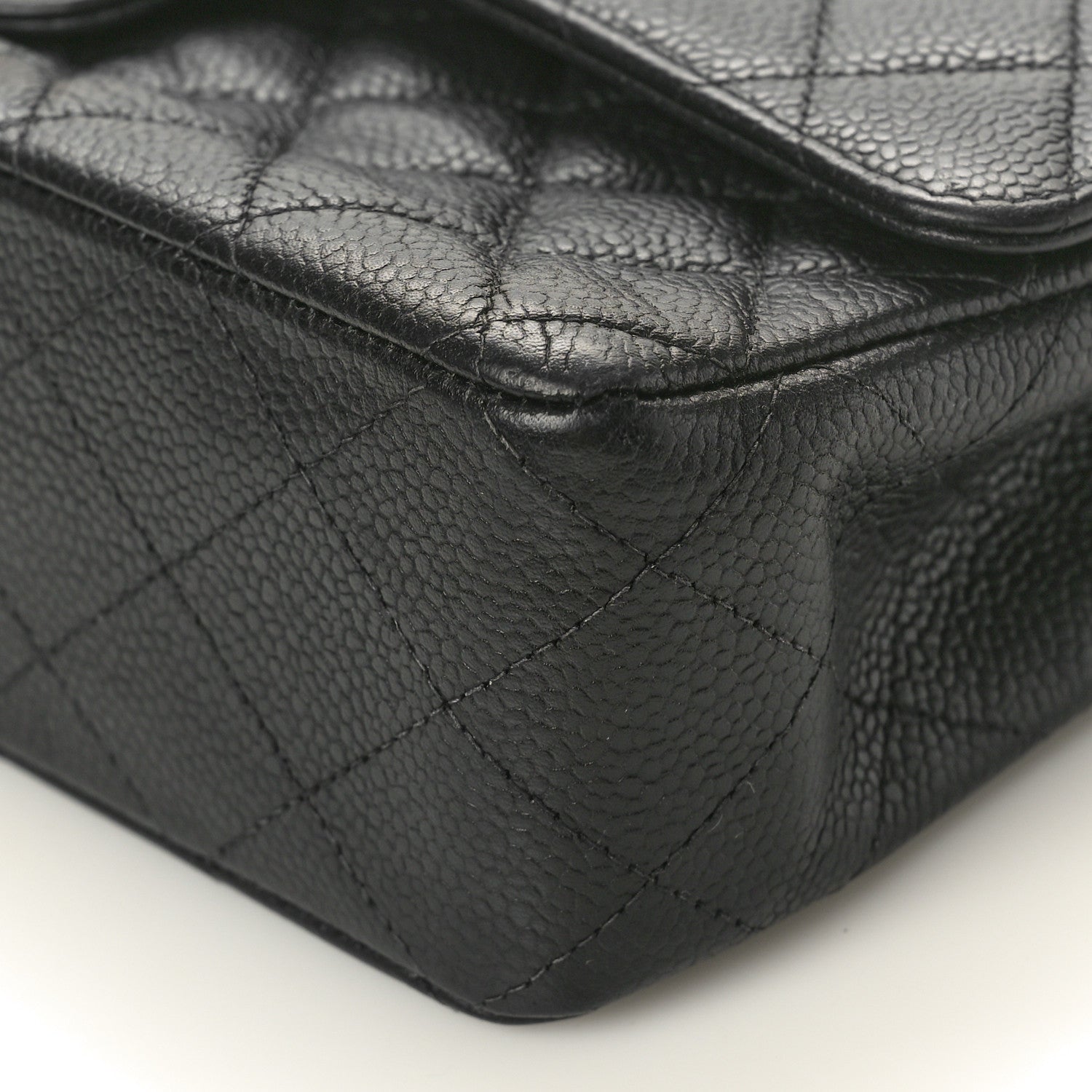 Chanel Caviar Quilted Medium Double Flap Black 10 of 11