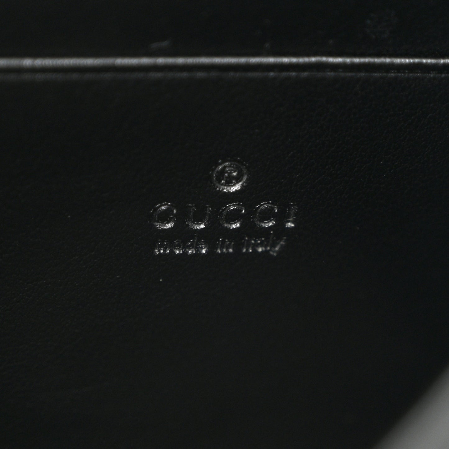 Calfskin Matelasse GG Marmont Chain Wallet Black