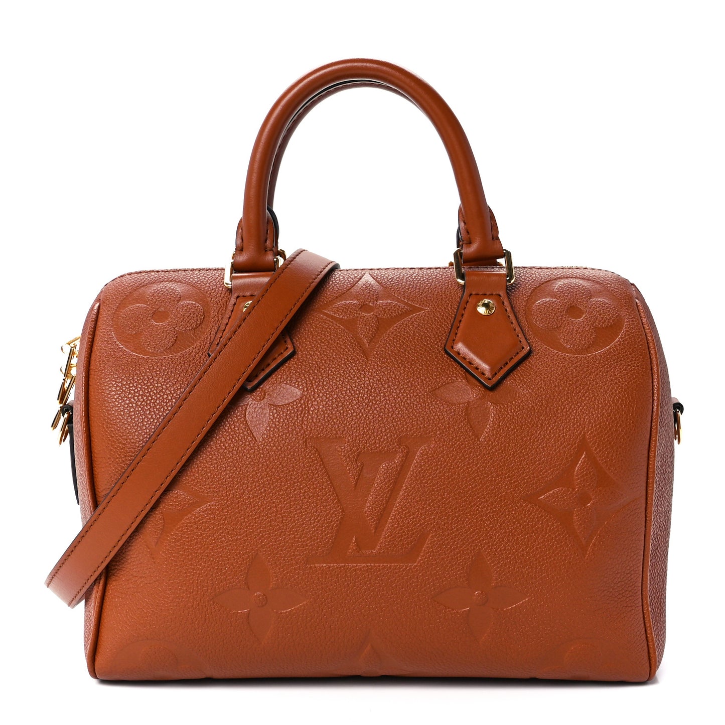 Empreinte Monogram Giant Speedy Bandouliere 25 Cognac