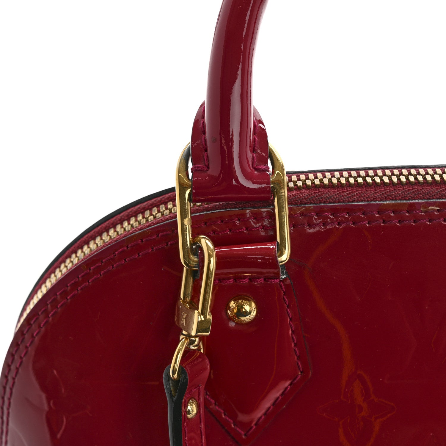 Louis Vuitton Vernis Alma BB Rose Indien 14 of 16