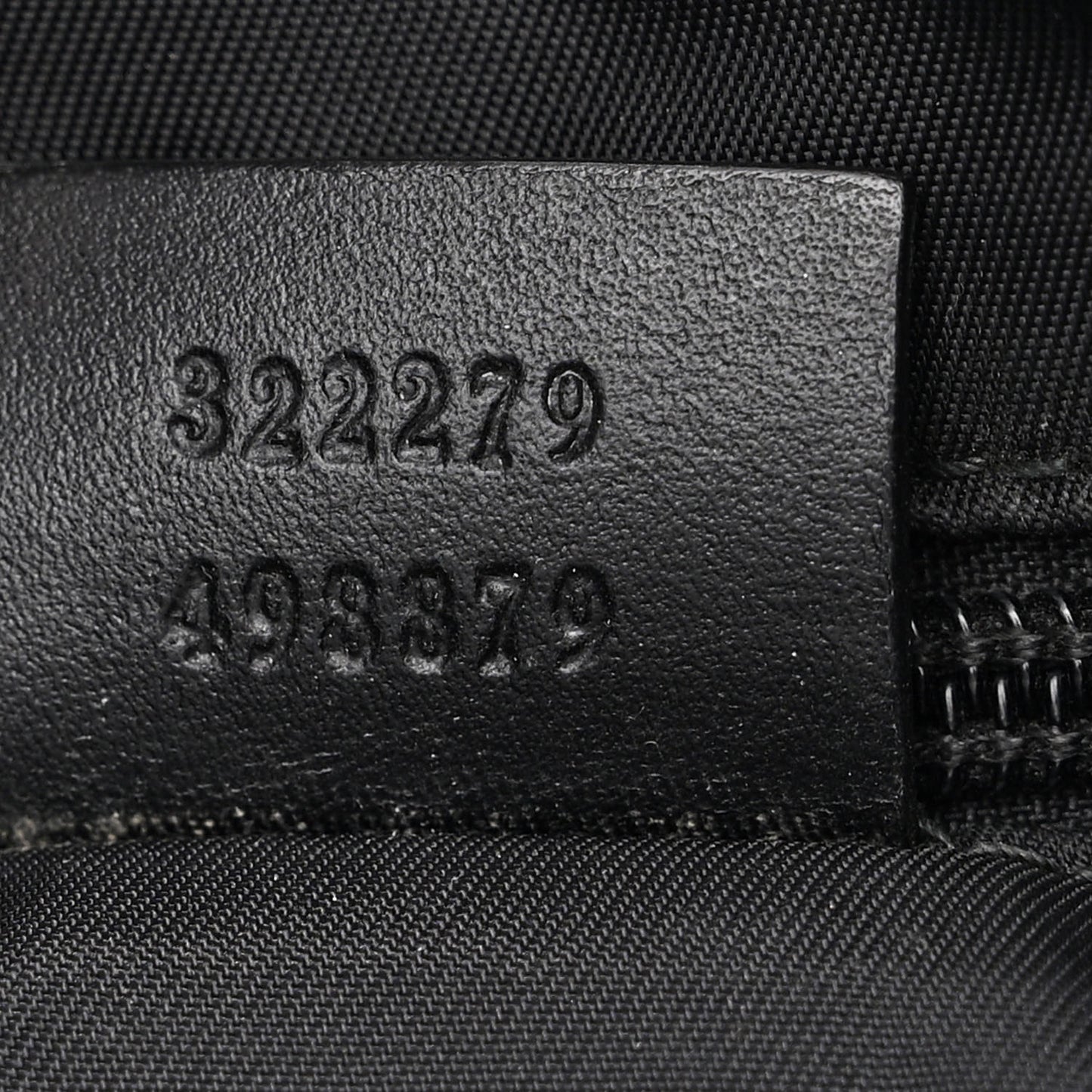 GG Supreme Monogram Crossbody Messenger Bag Black Grey