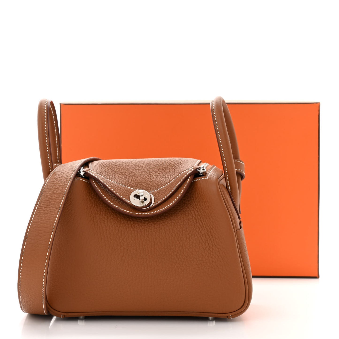 Taurillon Clemence Mini Lindy 20 Gold