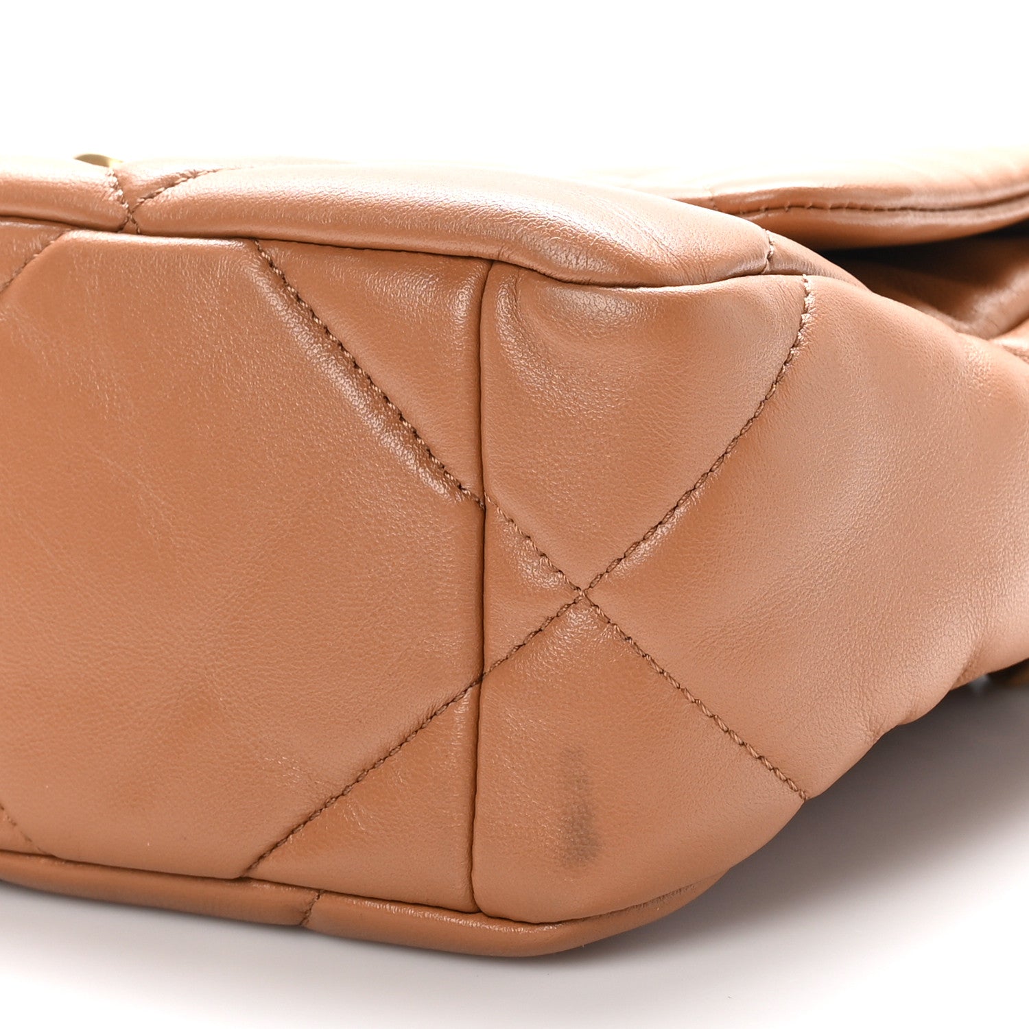 Chanel Lambskin Quilted Medium Chanel 19 Flap Brown 10 of 10