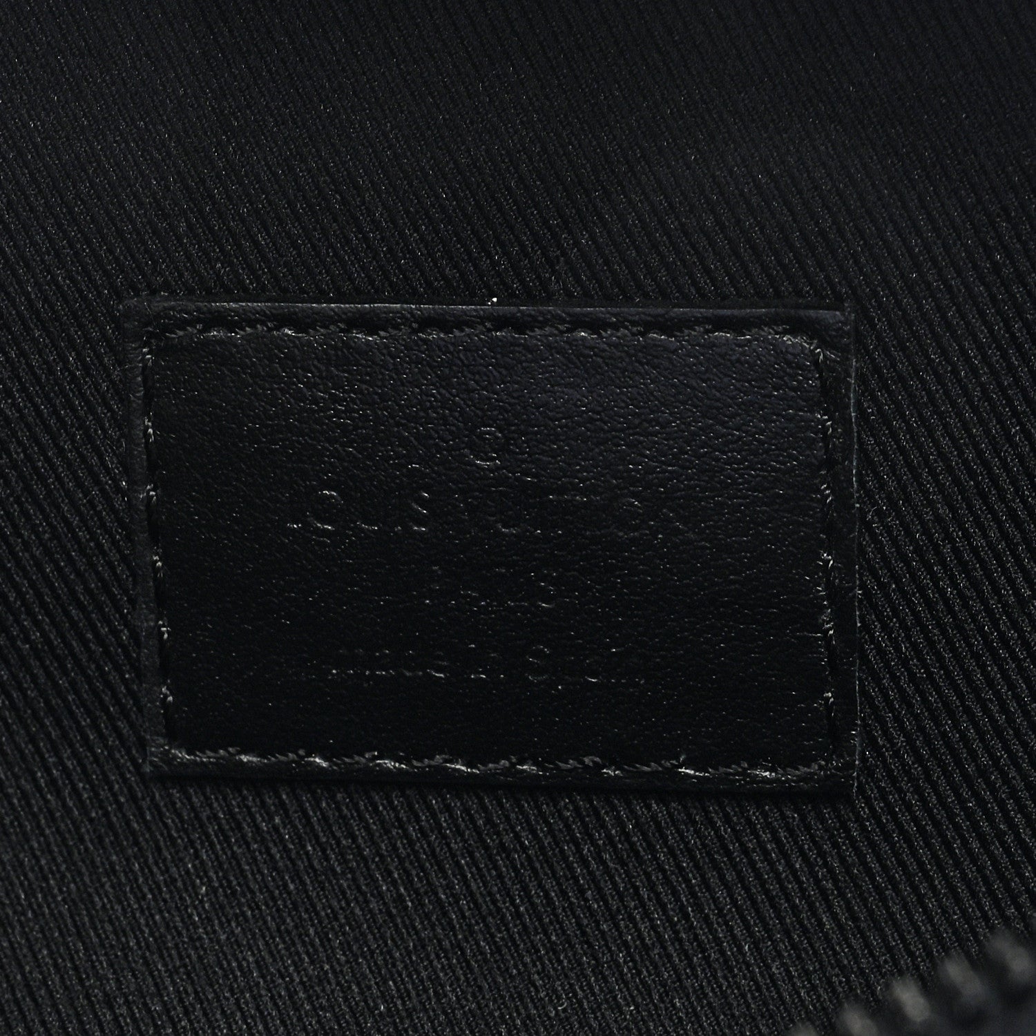 Louis Vuitton Calfskin Monogram Shadow Discovery Bumbag Black 6 of 8