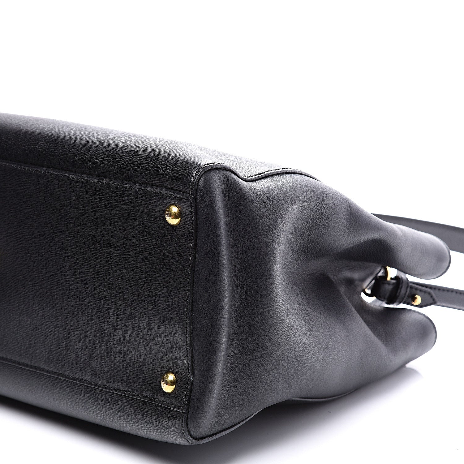 Fendi Vitello Elite Regular 2Jours Tote Black 9 of 11