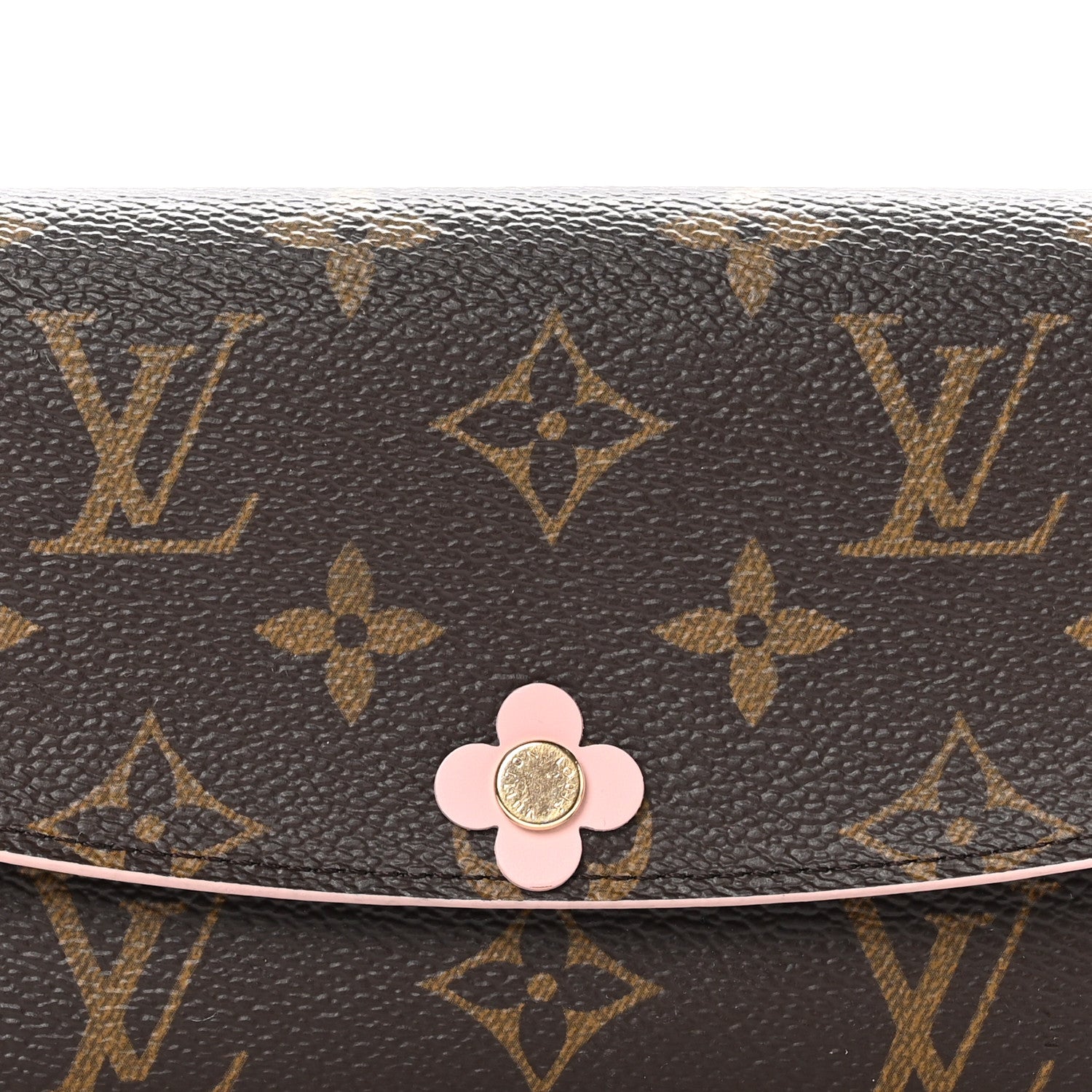 Louis Vuitton Monogram Bloom Flower Emilie Wallet Fuchsia 8 of 9