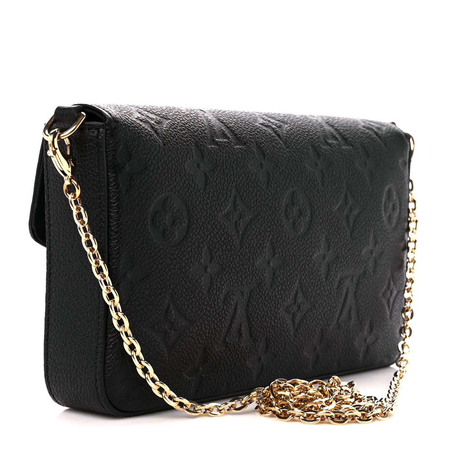 Empreinte Pochette Felicie Chain Wallet Black