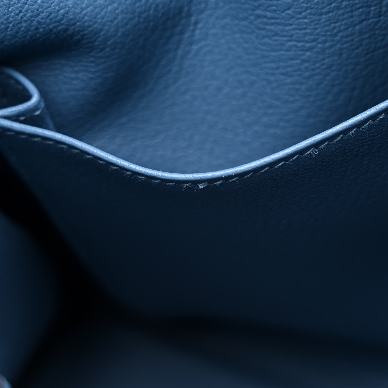 Hermes Togo Kelly Retourne 32 Azur 15 of 15