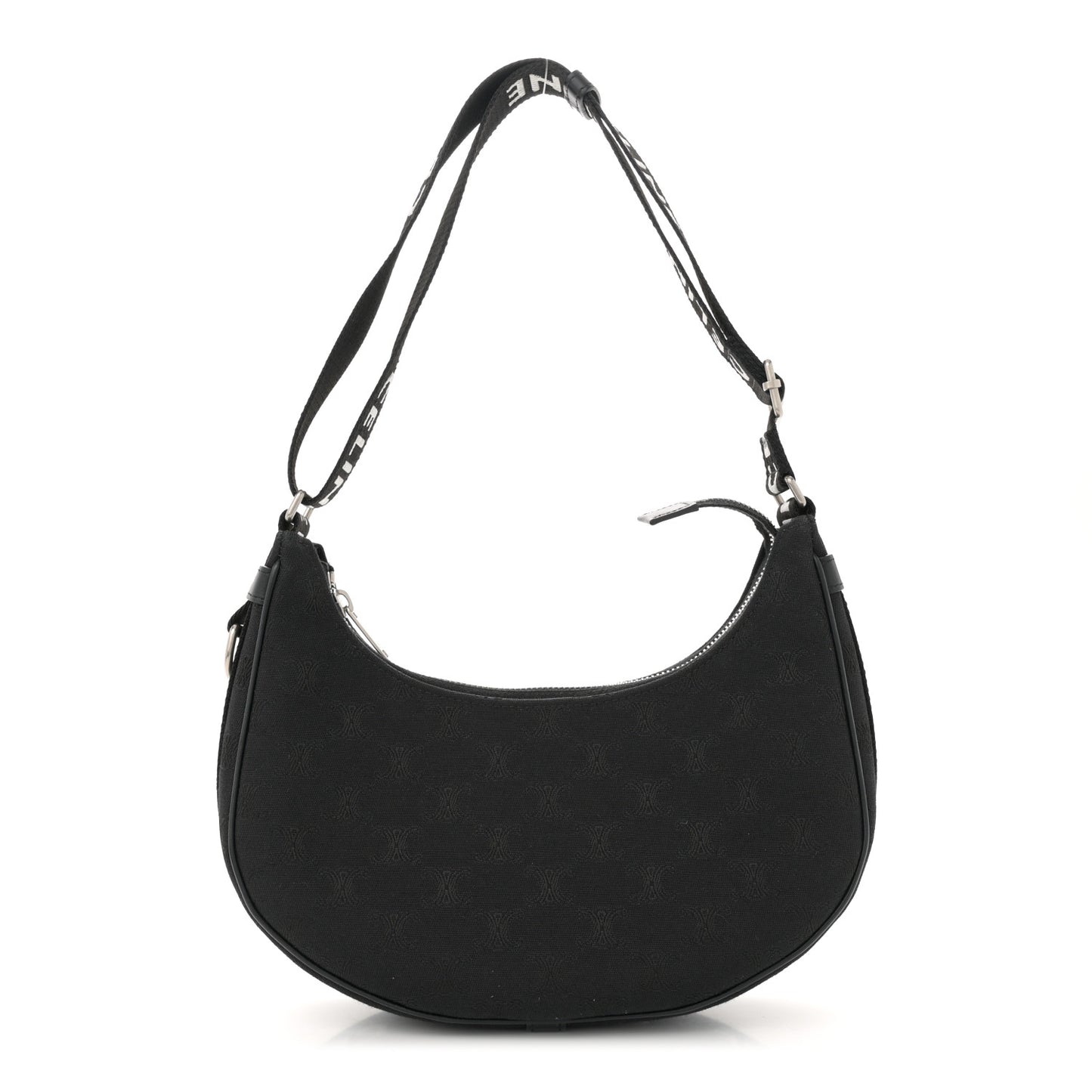 Nylon Ava Shoulder Bag Black