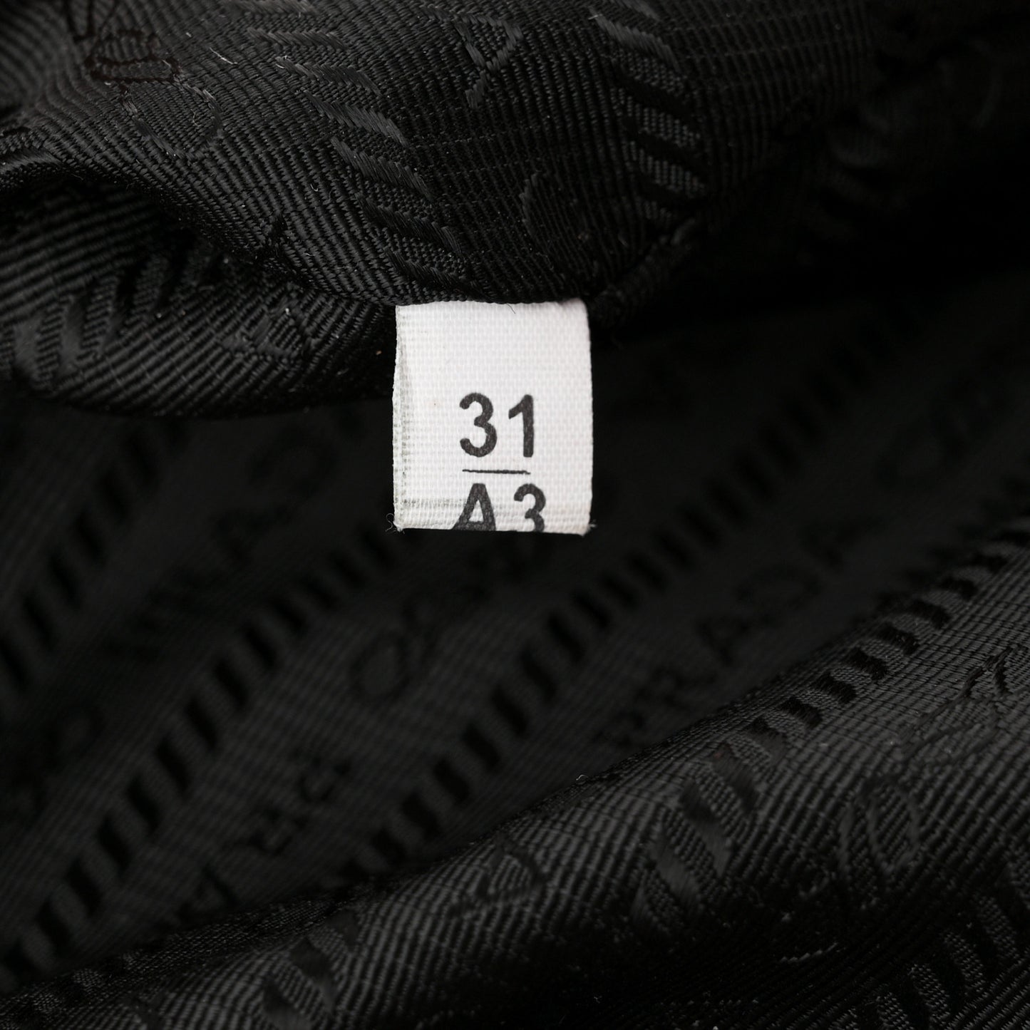 Terry Cloth Tote Bag Petalo Black