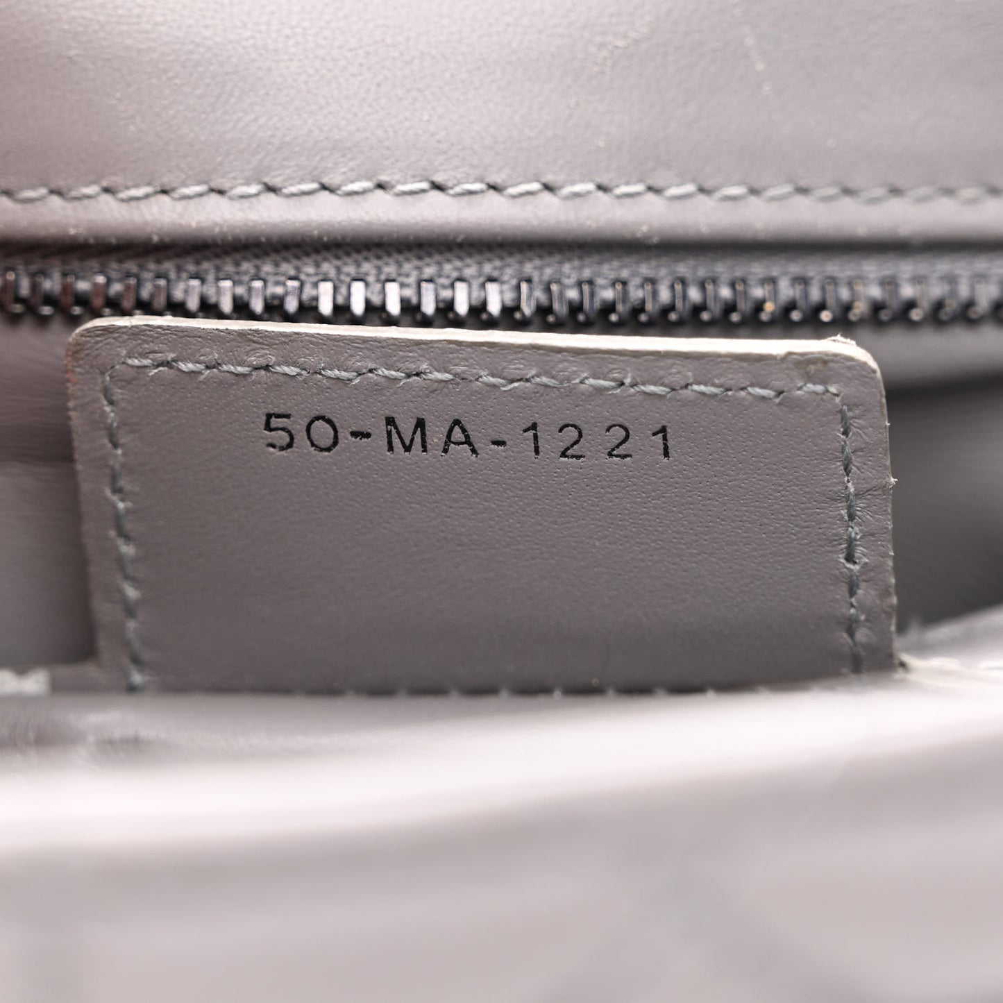 Calfskin Macrocannage Medium Caro Bag Iron Grey