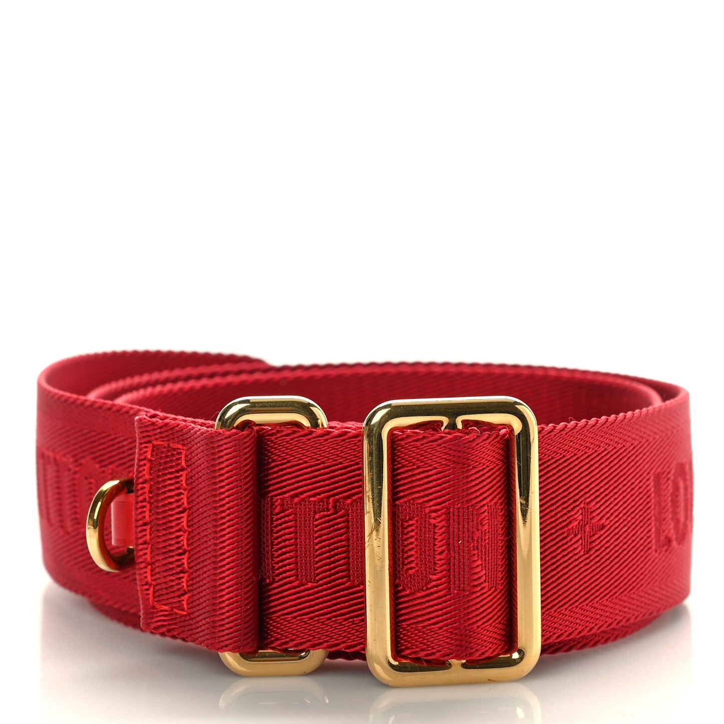 Monogram Denim Multi Pochette Accessories Shoulder Strap Red