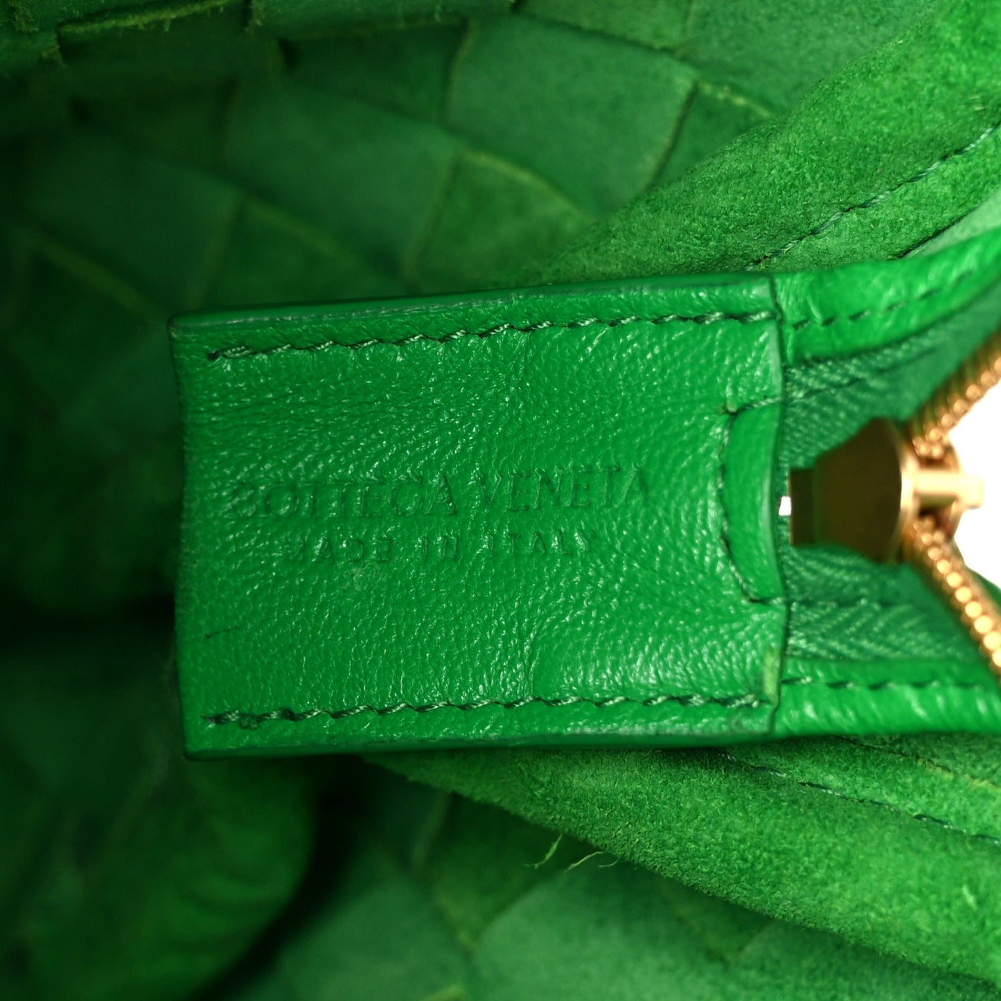 Nappa Intrecciato Small Loop Camera Bag Parakeet