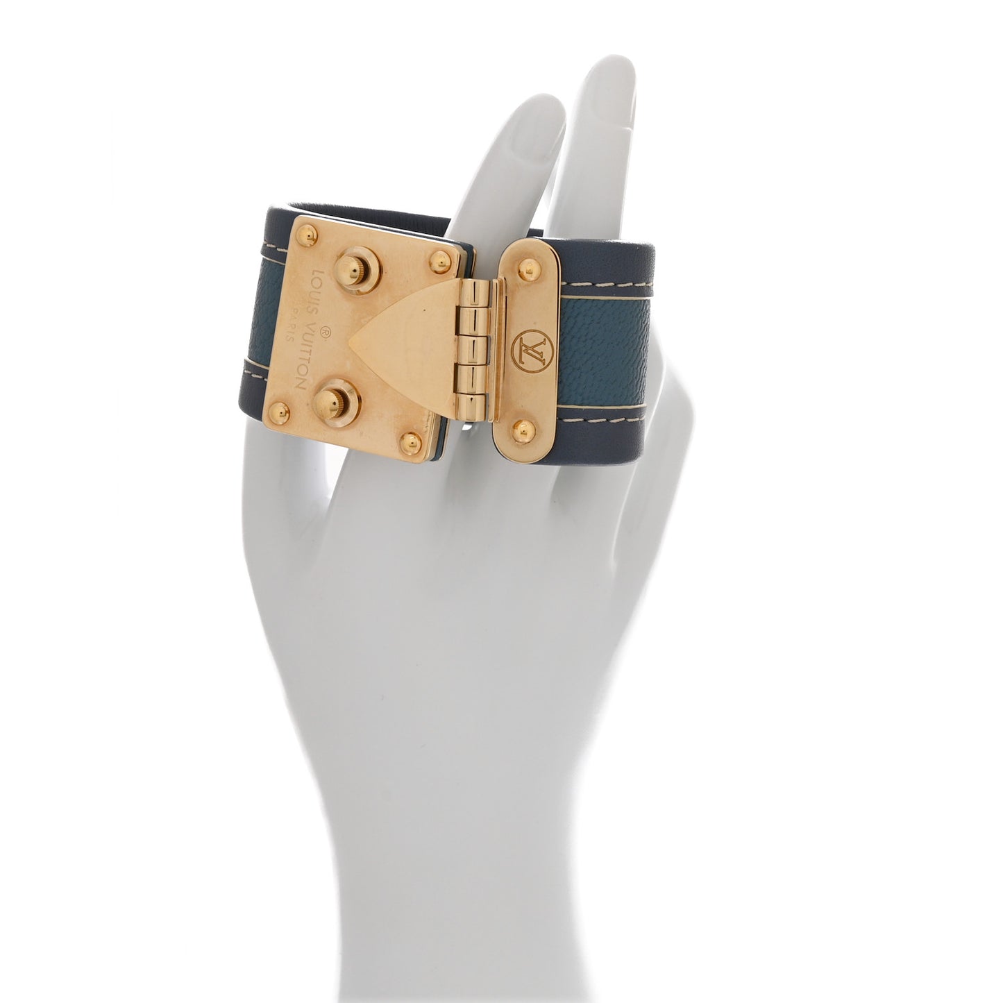 Chèvre Suhali S Lock Bracelet Blue