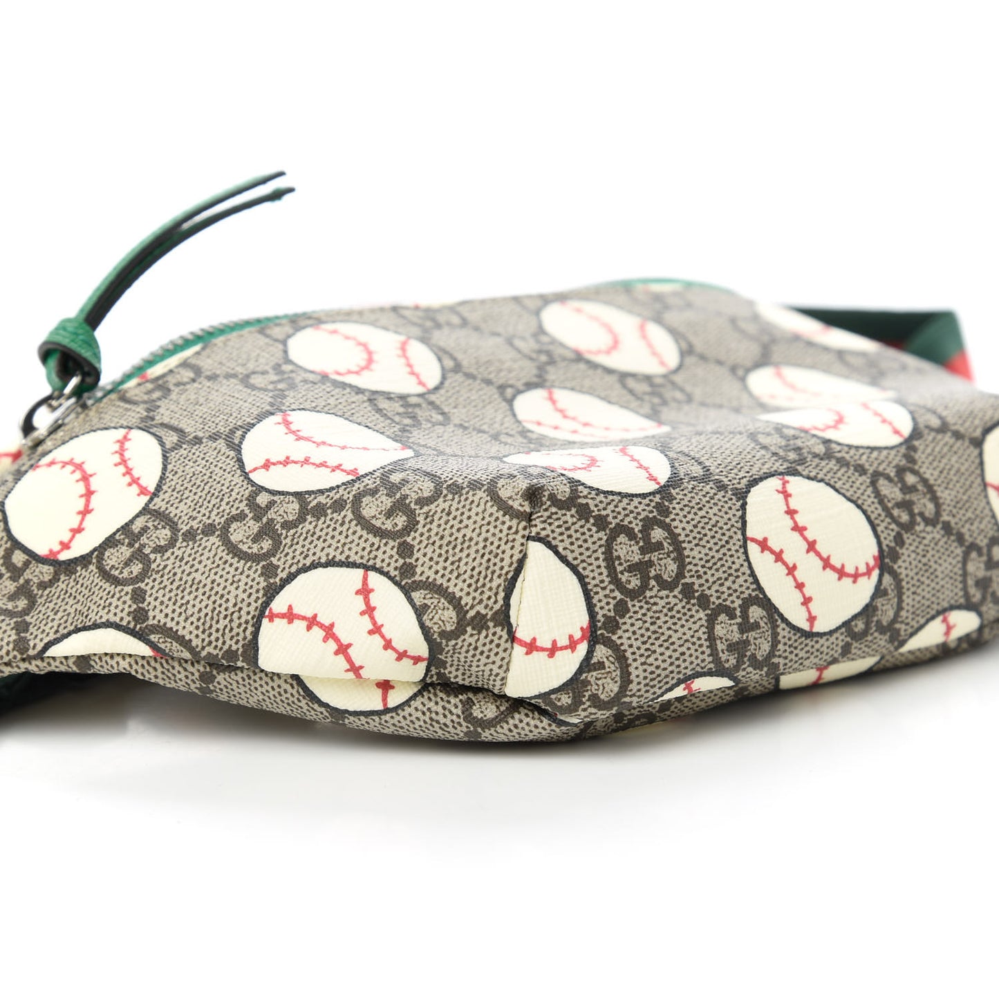 GG Supreme Monogram Baseballs Web Childrens Belt Bag