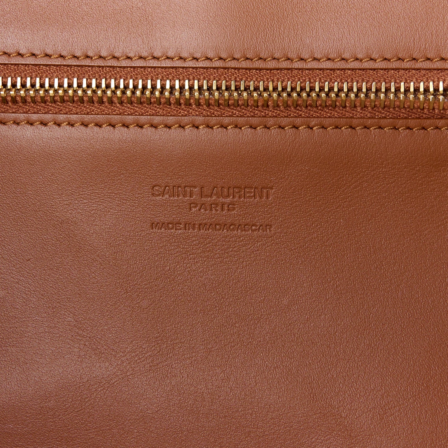 Saint Laurent Raffia Calfskin Panier Rectangle Tote Naturel Brick 7 of 13