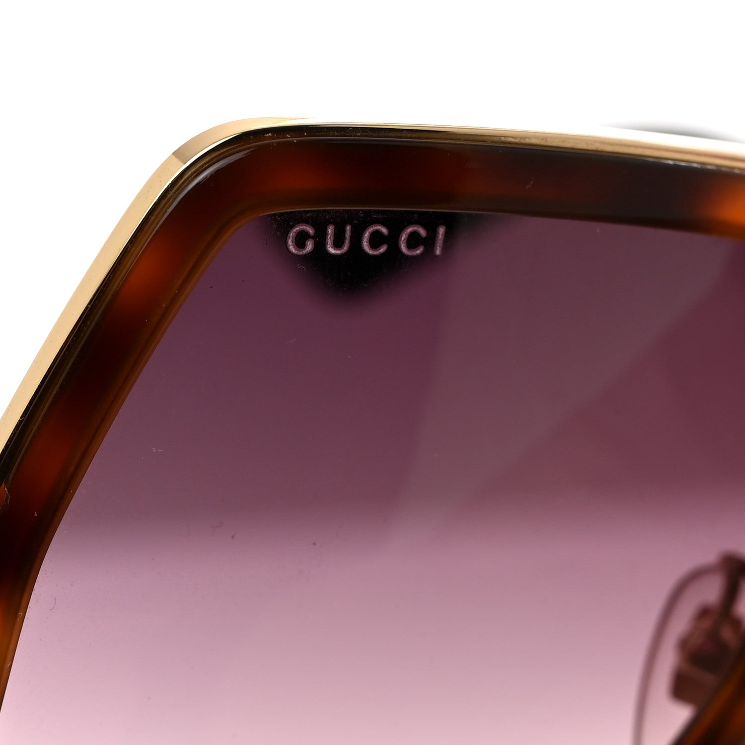 Gucci Acetate Oversize Square Frame GG0106S Sunglasses Tortoise 7 of 7