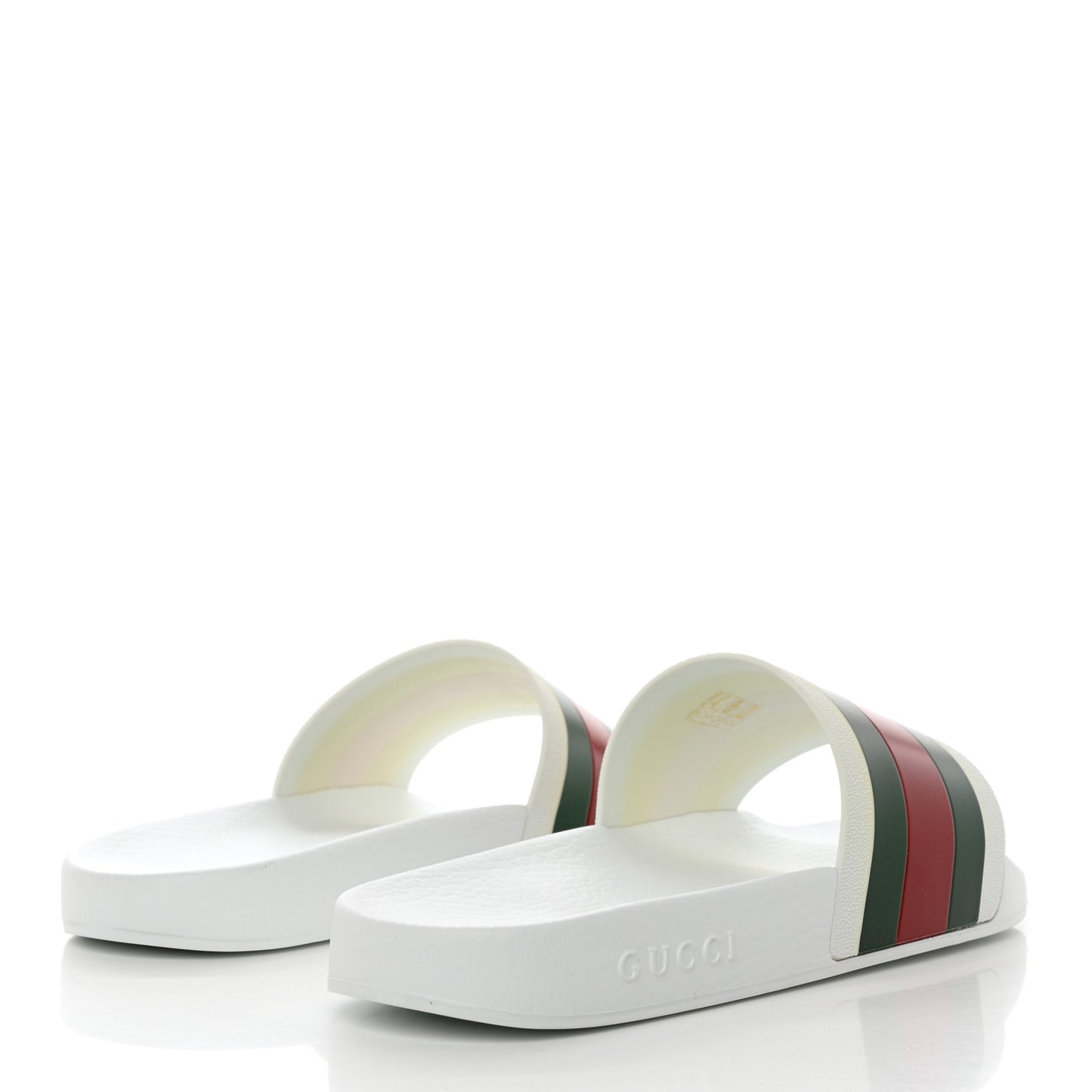 Rubber Mens Pursuit Slide Sandals 11 Great White Green Red