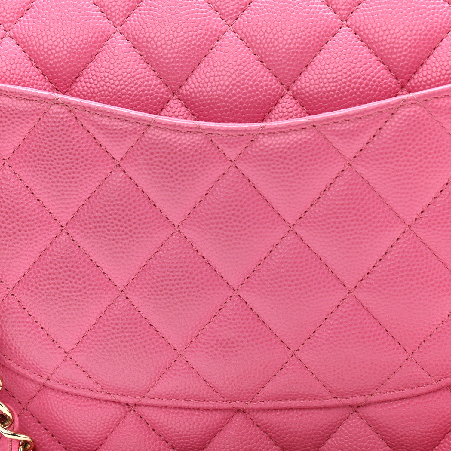 Chanel Caviar Quilted Medium Double Flap Pink 11 of 12