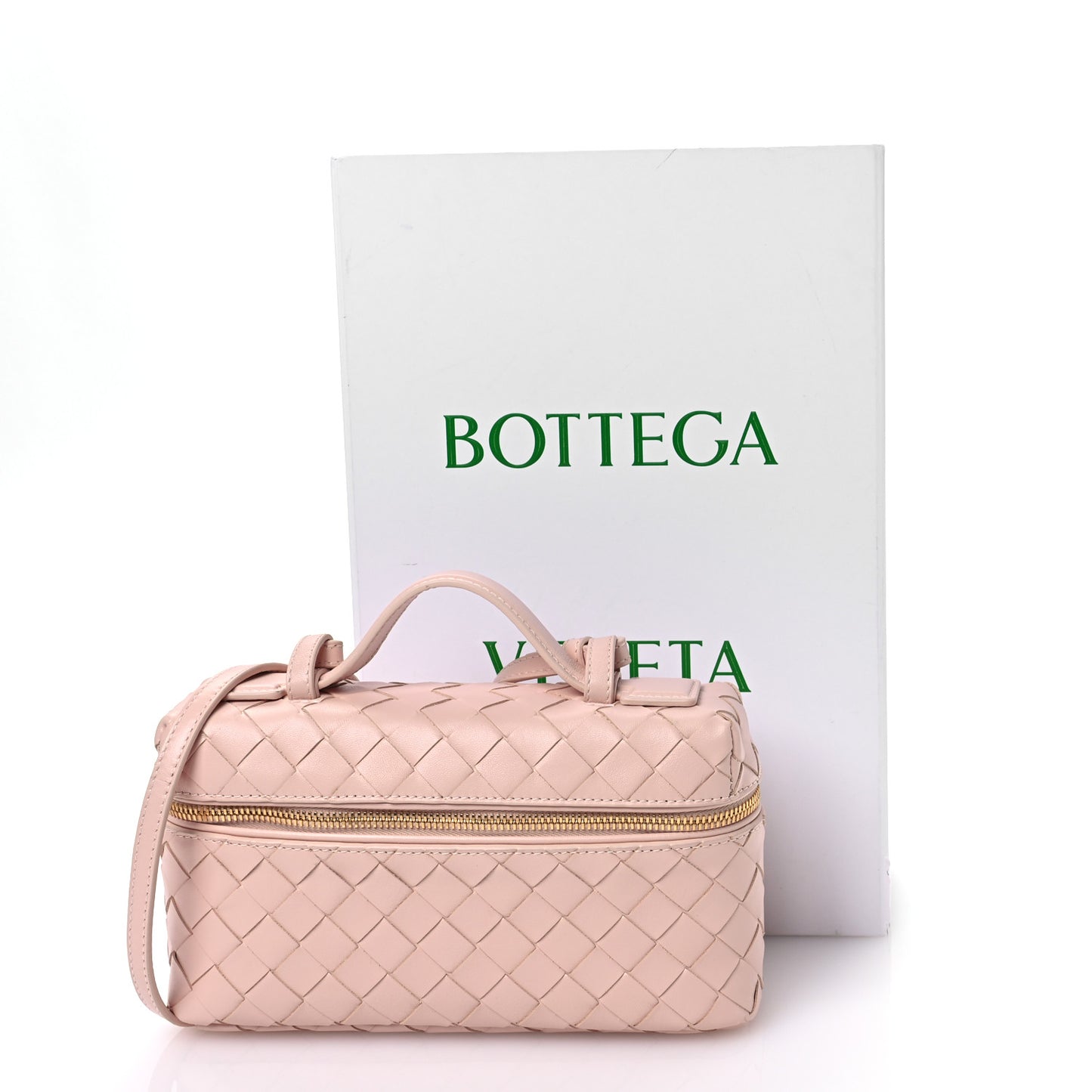 Calfskin Intrecciato Bang Bang Vanity Case Cameo