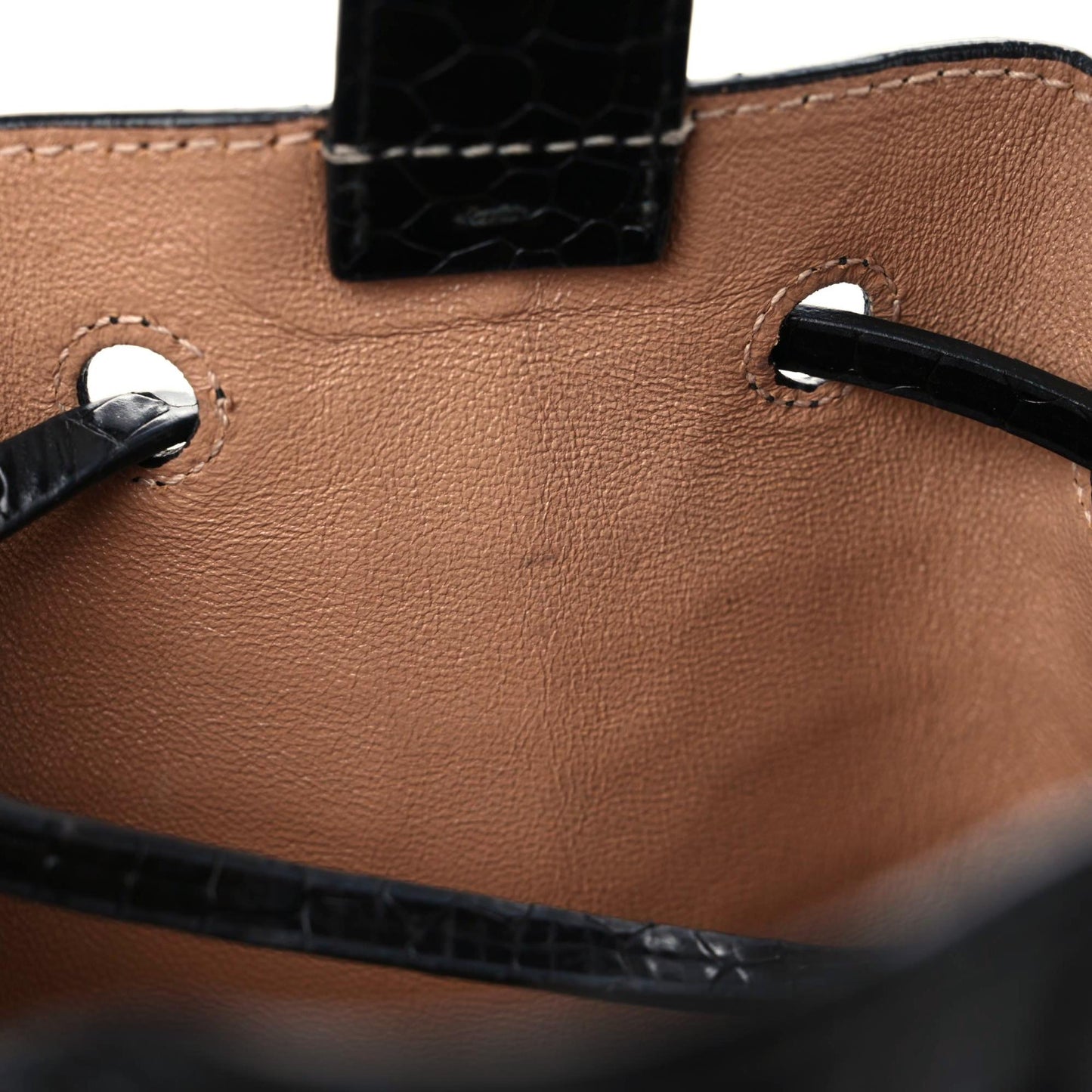 Alligator Rose-Marie 19 Bag Black