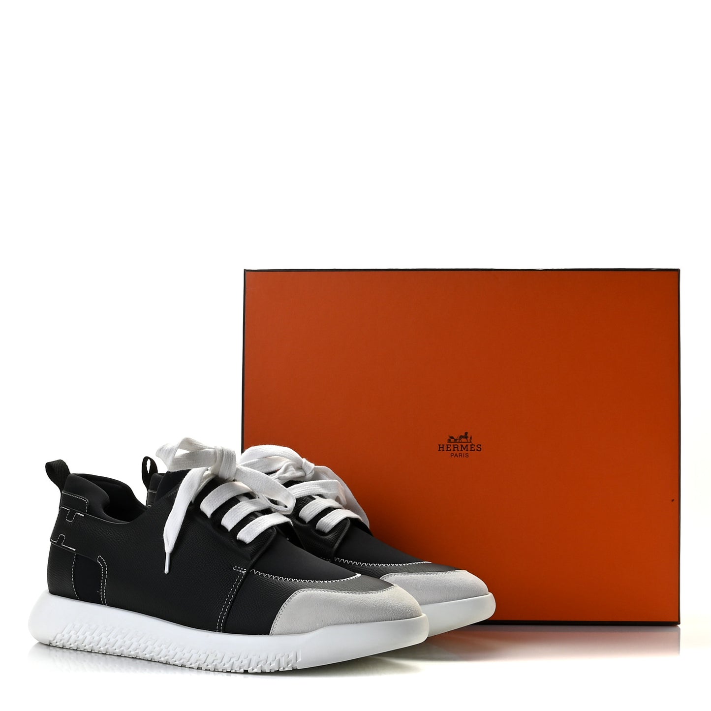 Epsom Technical Canvas Vitesse Sneakers 42.5 Black