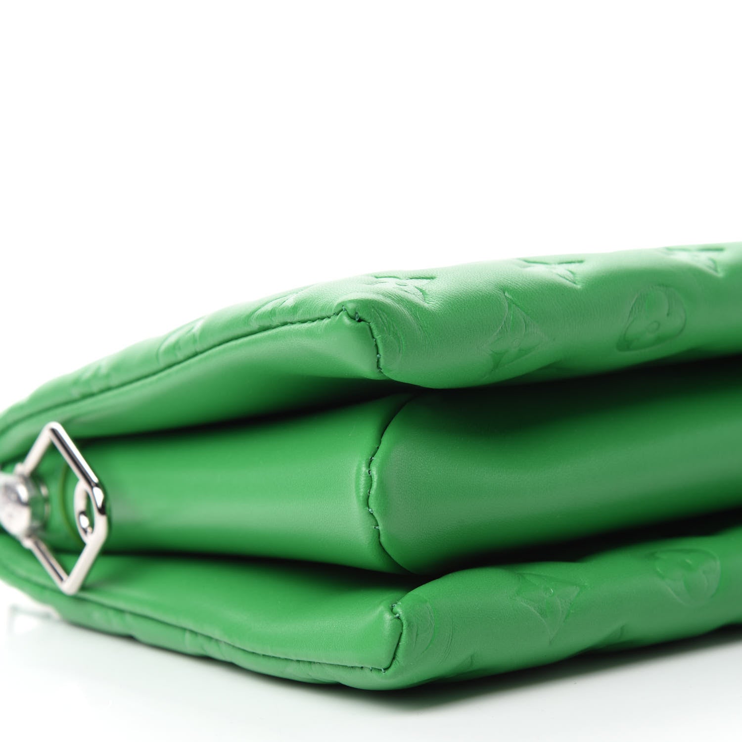 Louis Vuitton Lambskin Embossed Monogram Coussin PM LV Motion Green 6 of 10
