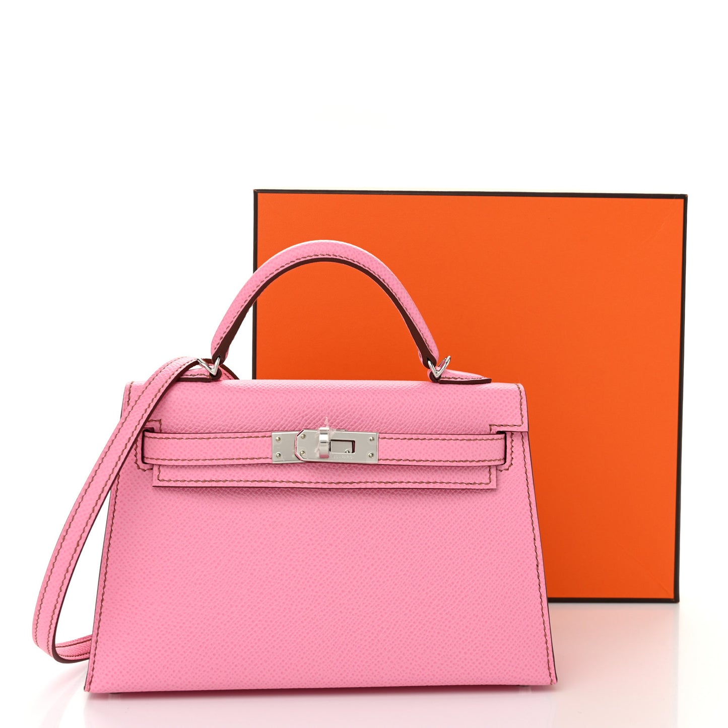 Epsom Mini Kelly Sellier 20 5P Pink
