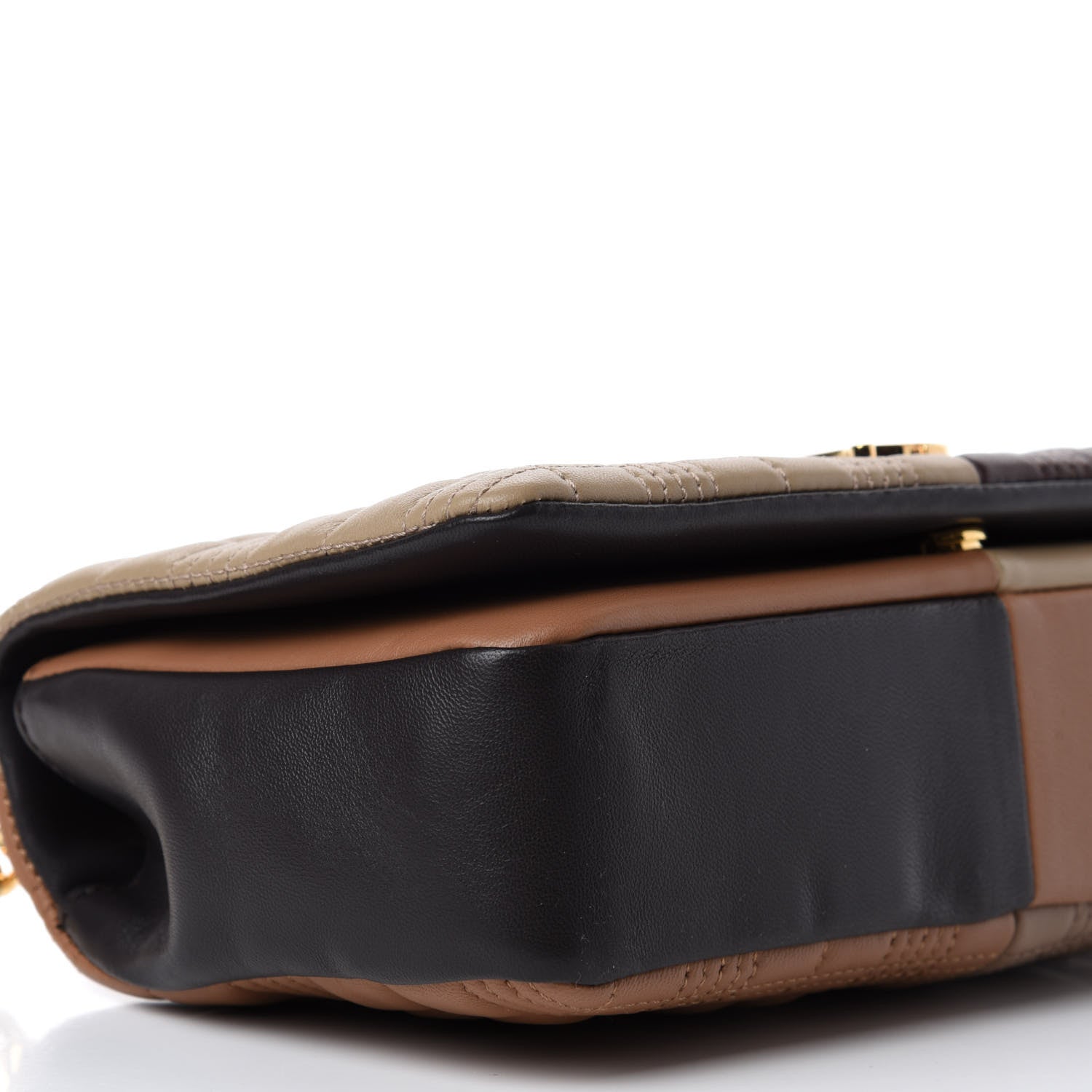 Burberry Lambskin Quilted Small Lola Bag Soft Fawn Dark Moka 6 of 9