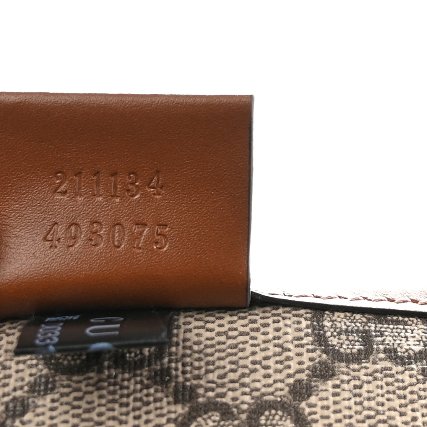 GG Plus Monogram Medium Signature Web Loop Tote Brown
