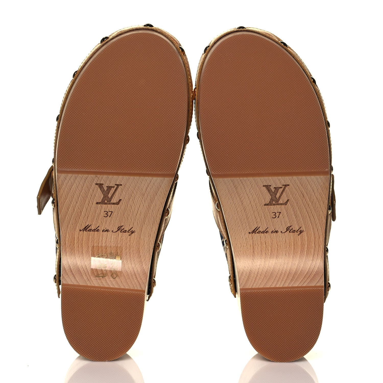 Louis Vuitton Jacquard Since 1854 Cottage Clog Mules 37 Blue 5 of 8