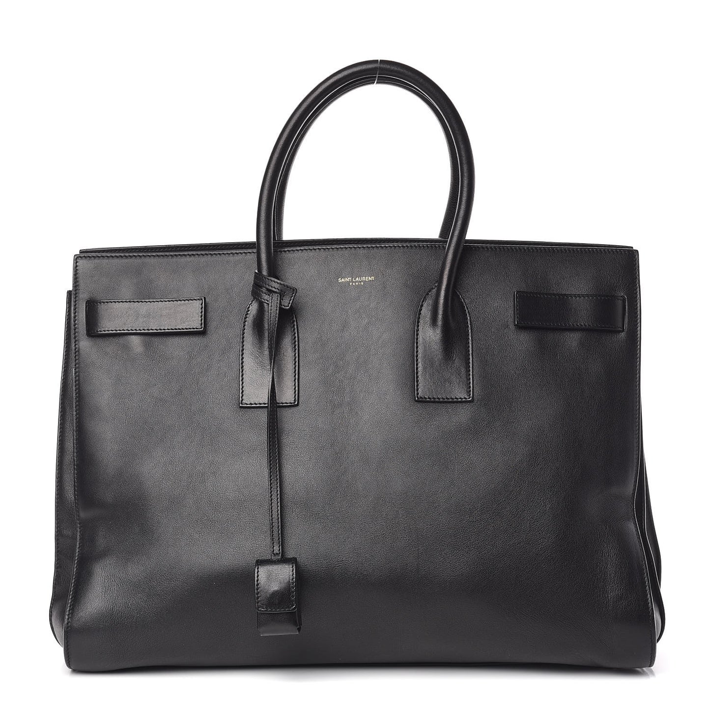 Calfskin Large Sac De Jour Carryall Black