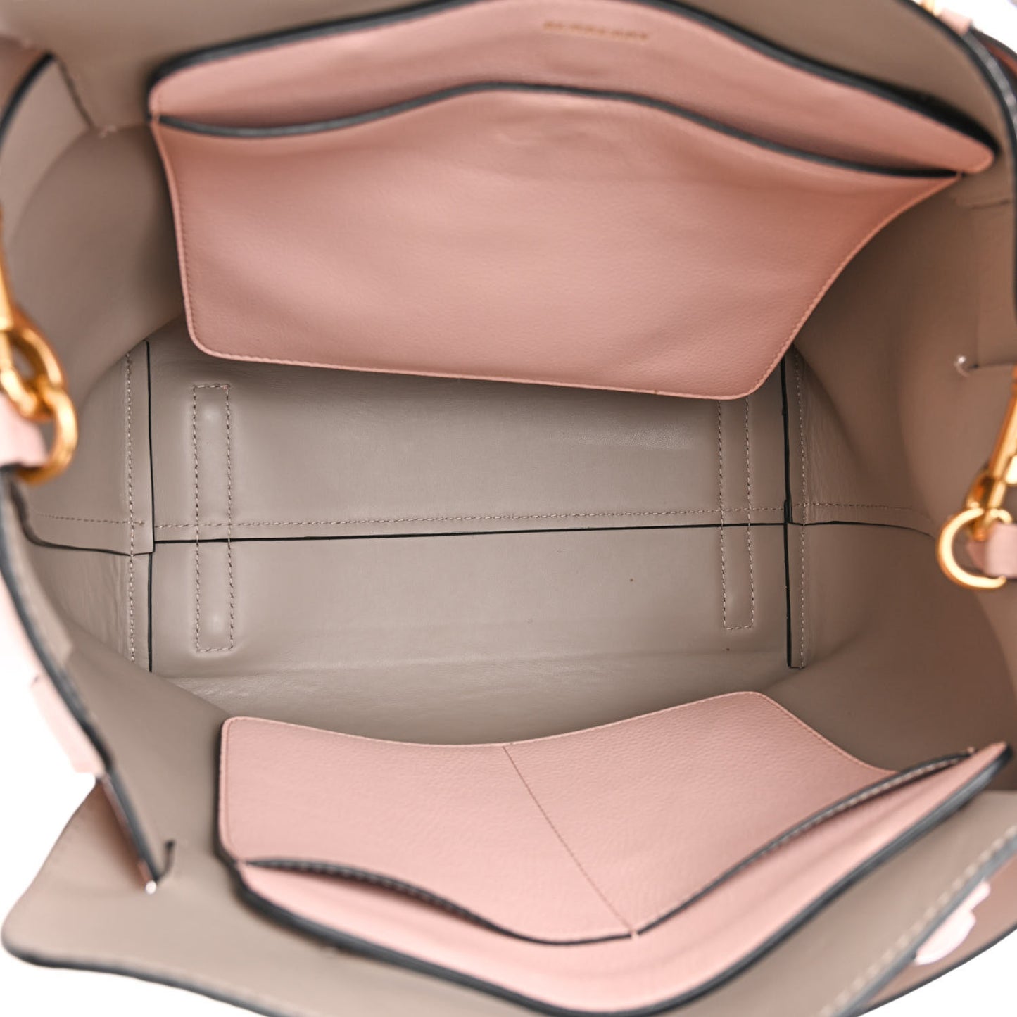 Marais Calfskin Medium Belt Bag Pale Ash Rose