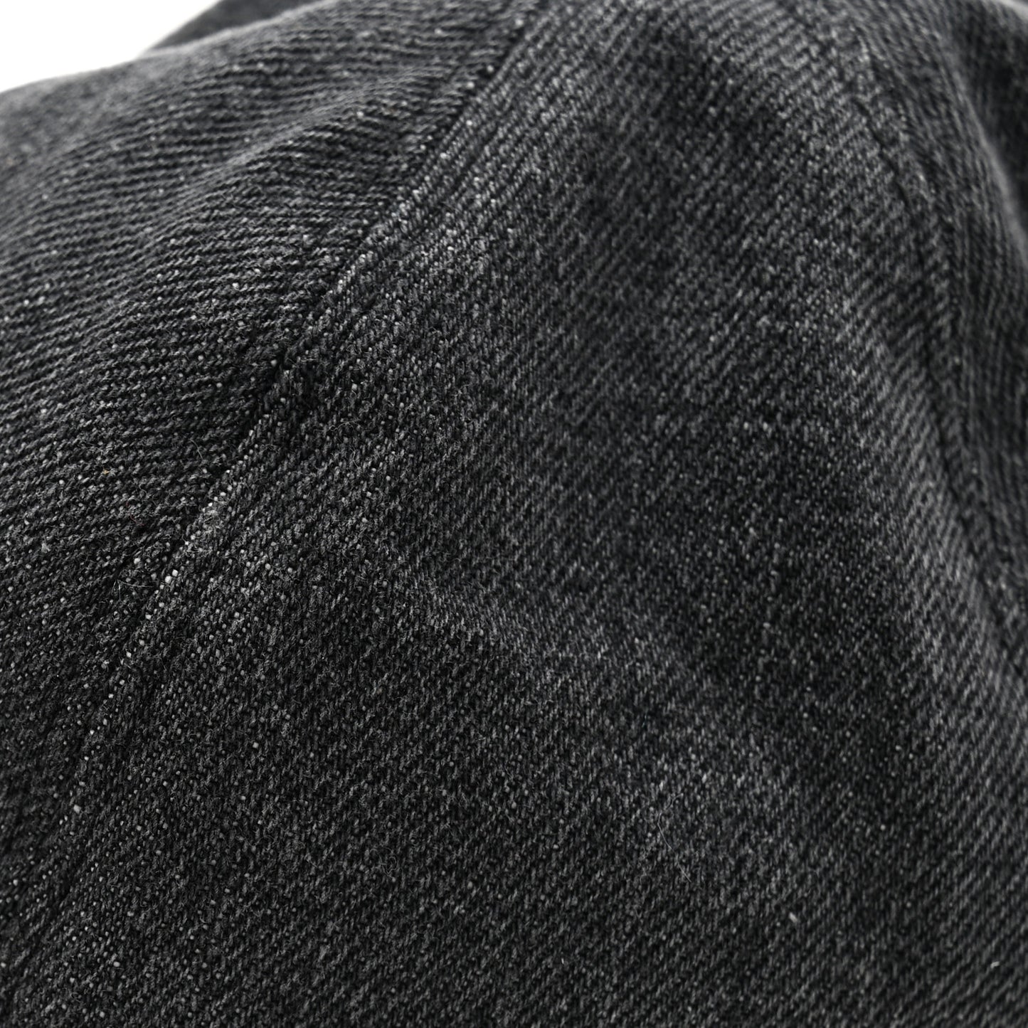 Denim Cap Hat Black