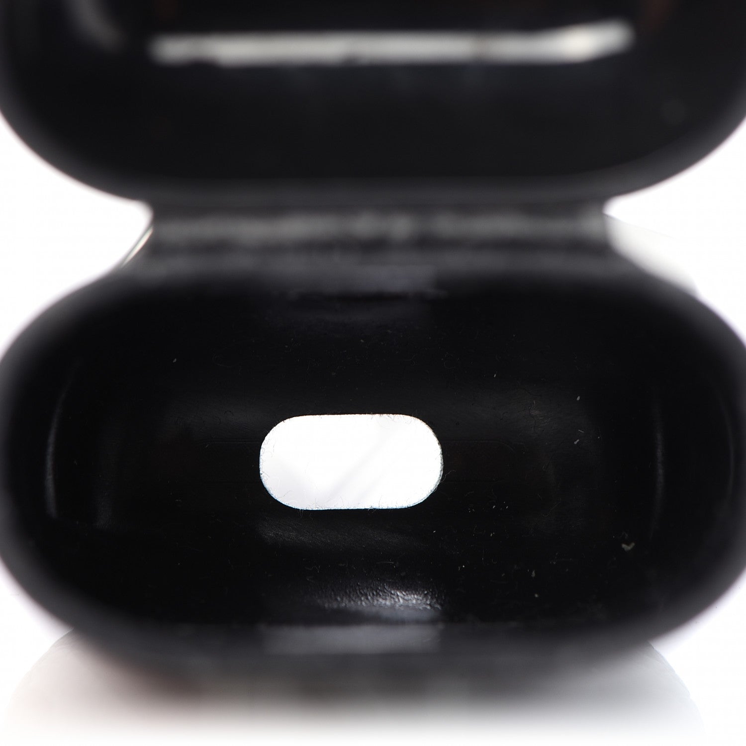 Christian Dior X SHAWN STUSSY Grained Calfskin Airpods Case Black 4 of 5