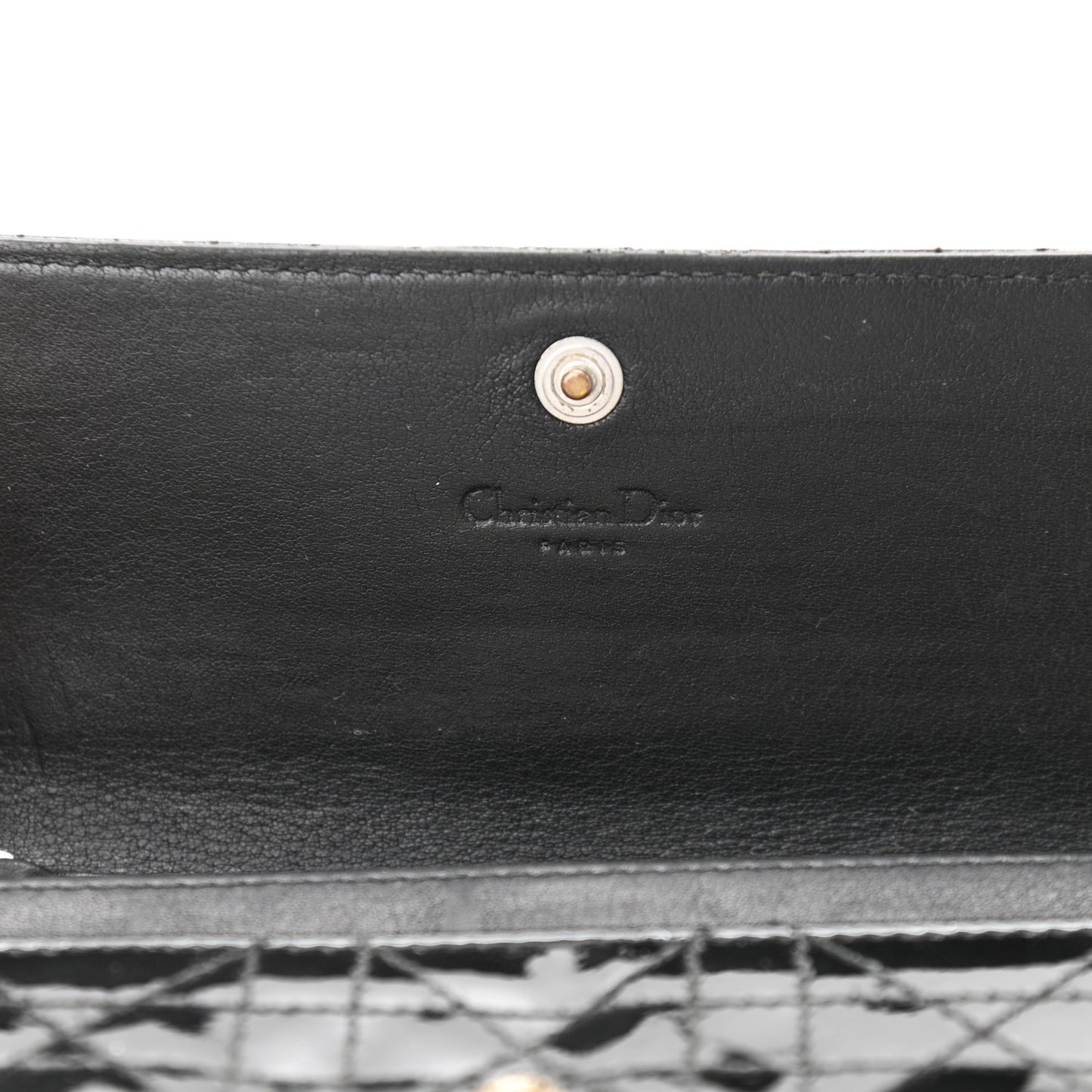 Patent Cannage Rendez-vous Chain Wallet Black