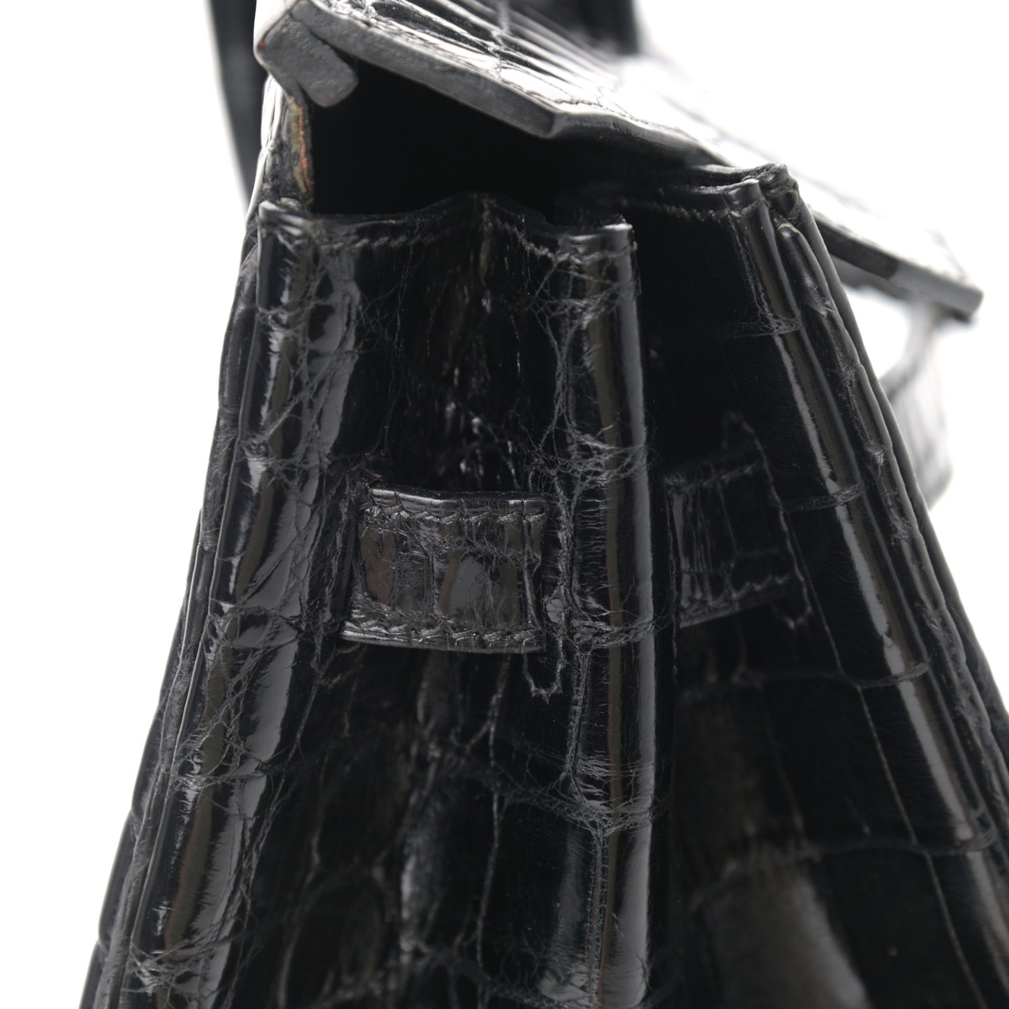 Shiny Niloticus Crocodile Birkin 35 Black