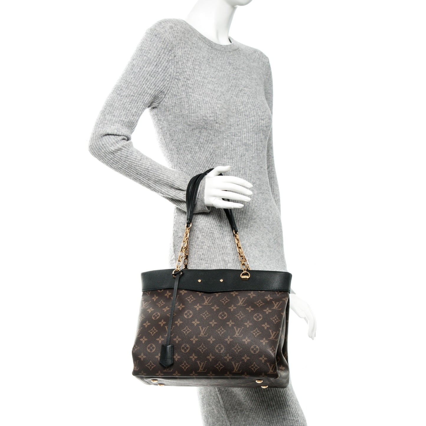 Monogram Pallas Shopper Black