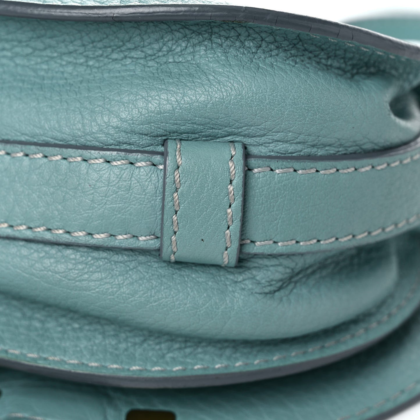 Calfskin Mini Marcie Round Crossbody Bag Fresh Mint