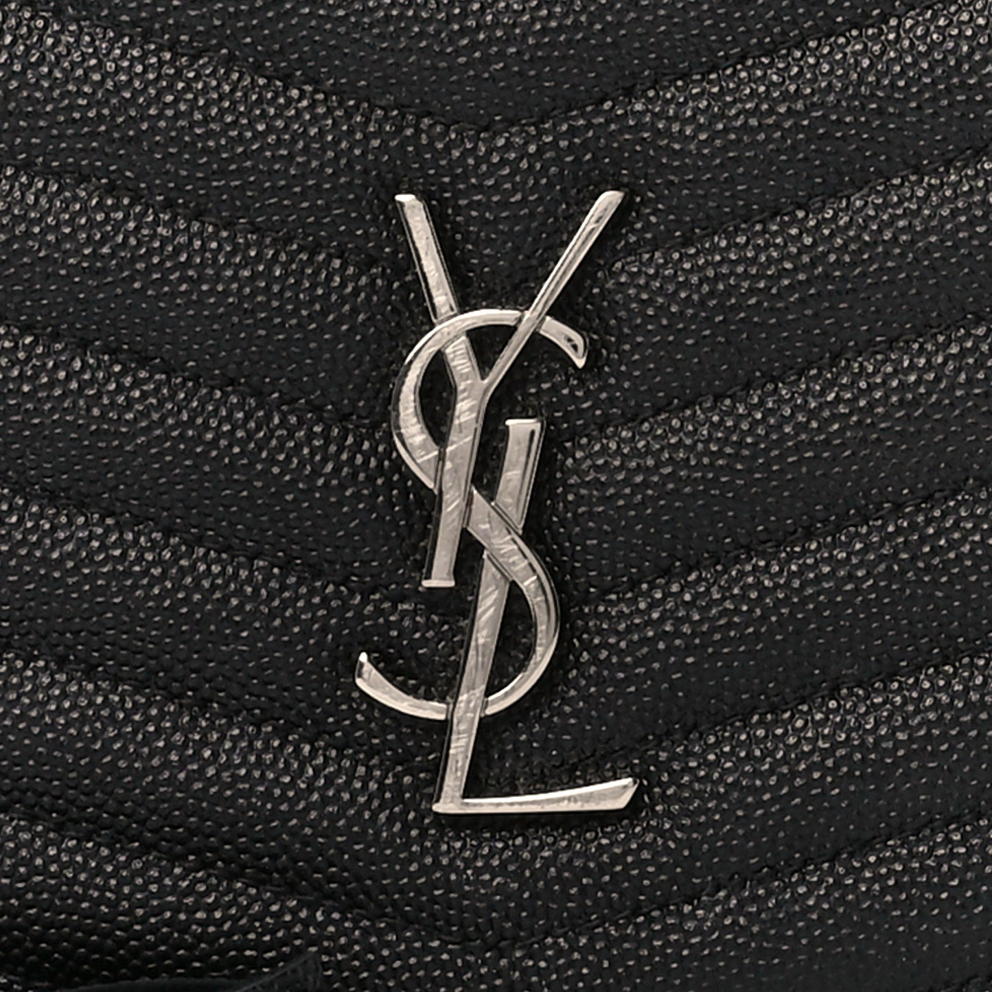 Grain De Poudre Matelasse Monogram Mini Lou Camera Bag Black