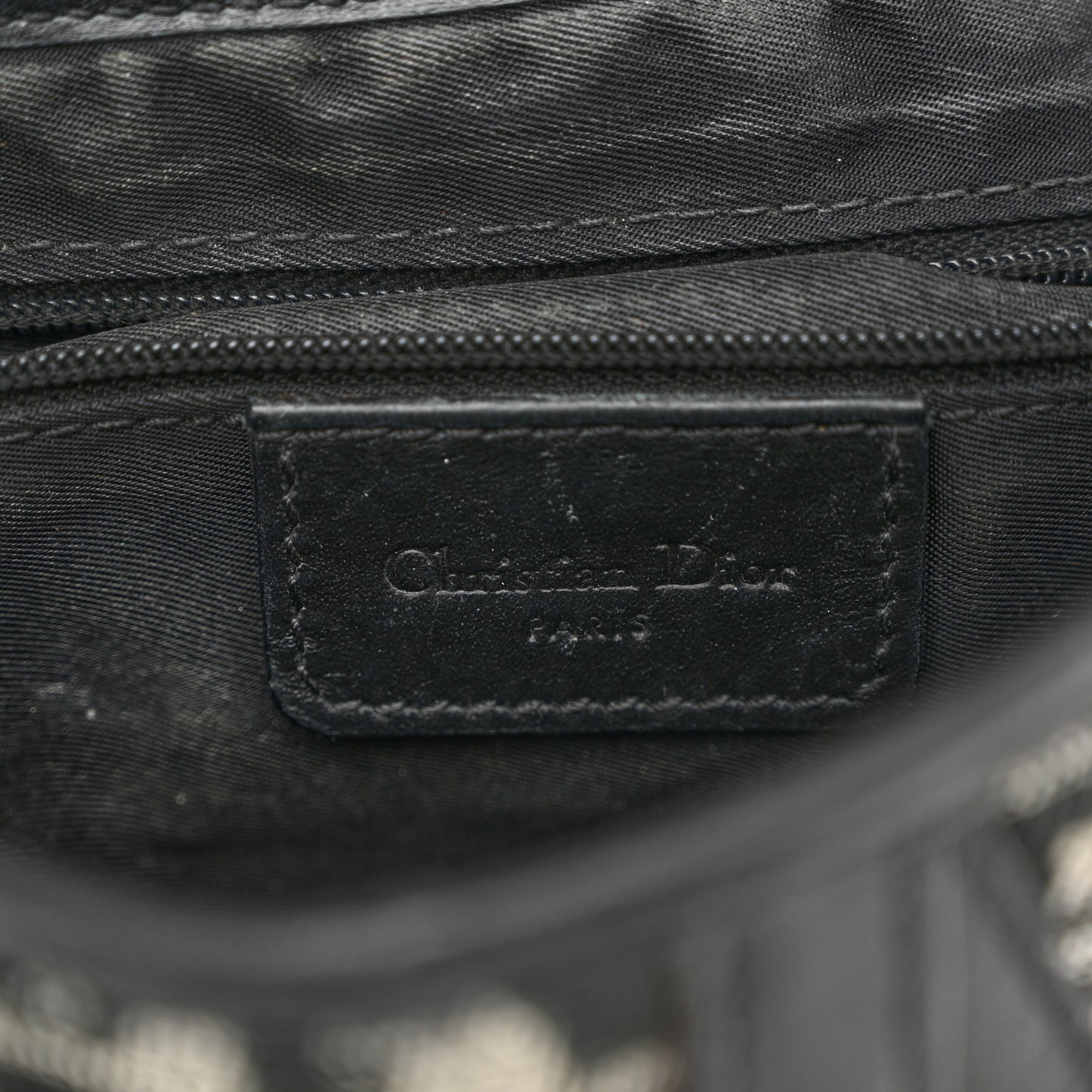 Oblique Saddle Bag Black