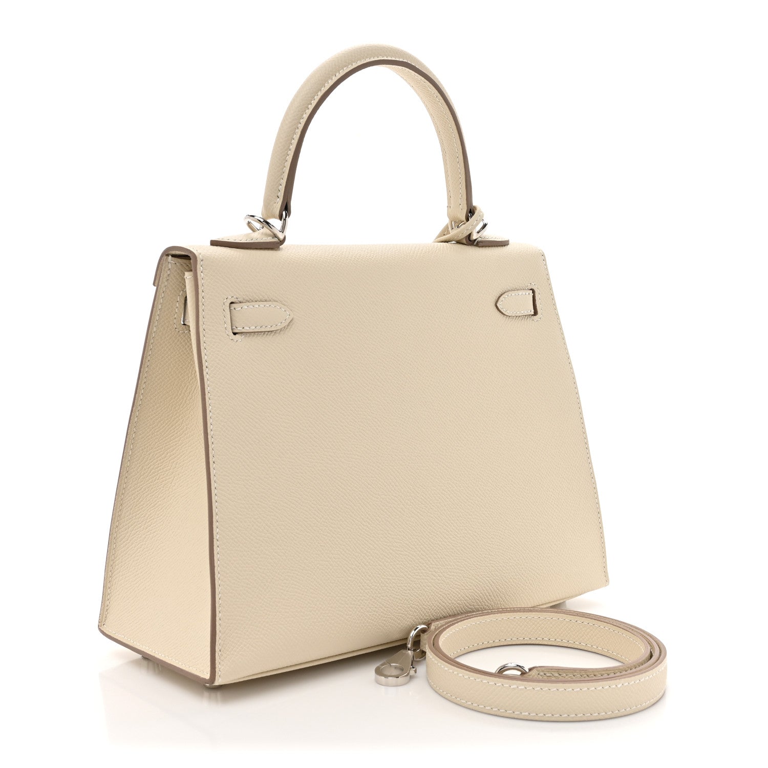 Hermes Epsom Kelly Sellier 25 Craie 3 of 13