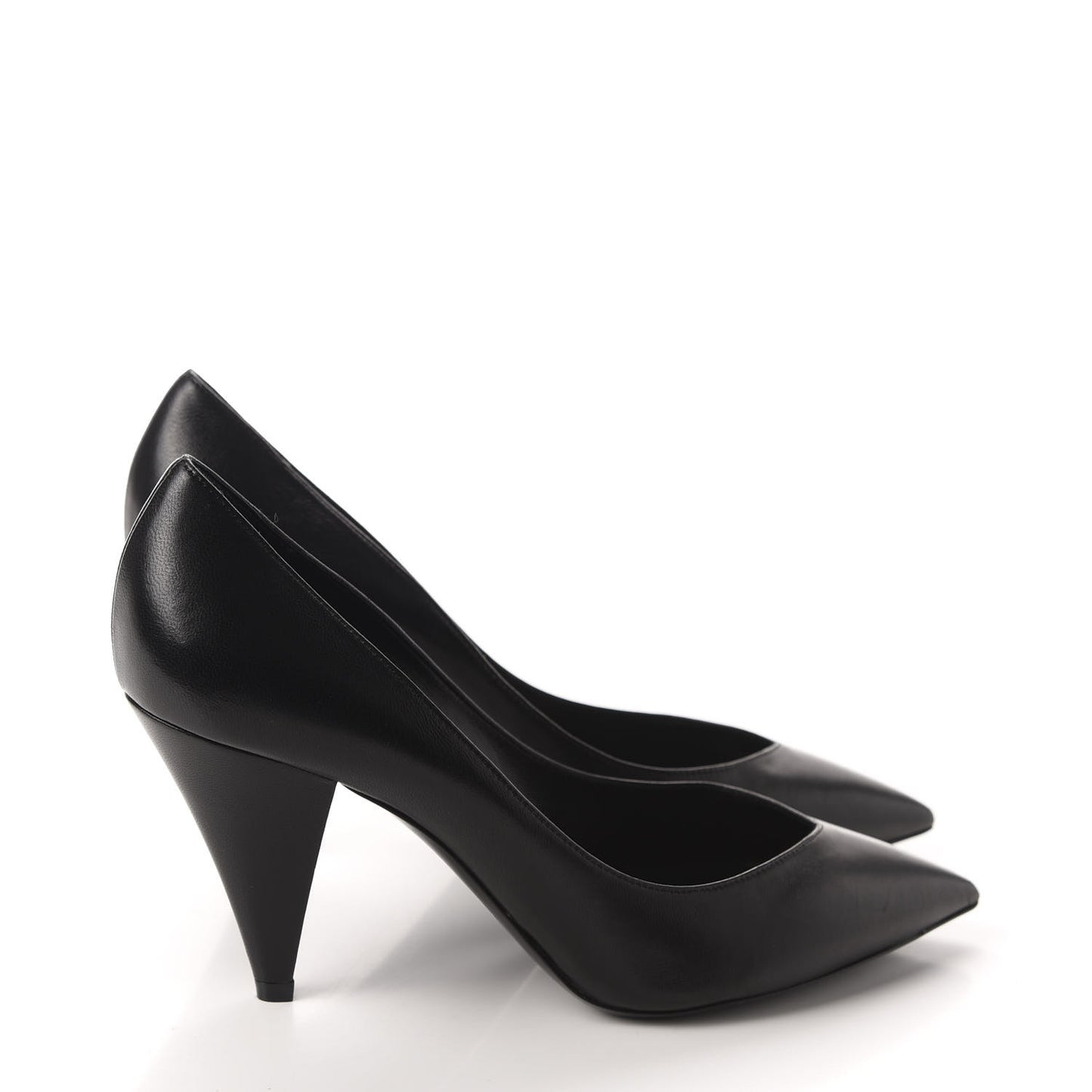 Calfskin Era Pumps 39.5 Black