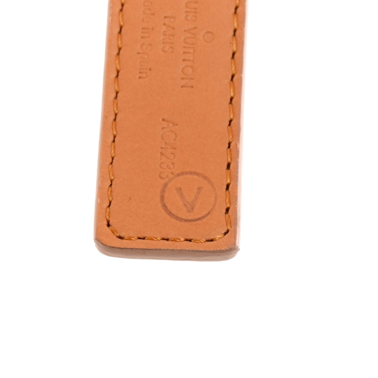 Calfskin Monogram Dune 20mm LV Iconic Reversible Belt 90 36 Sandy
